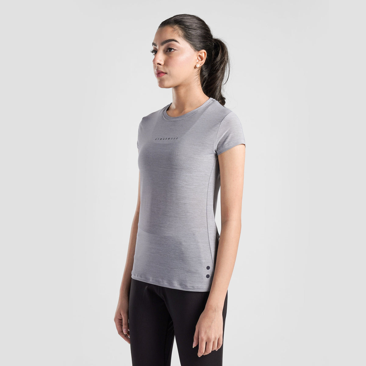 women gym t-shirt sportswear breathable workout tee back view Women T-Shirt GymArmour Pakistan
