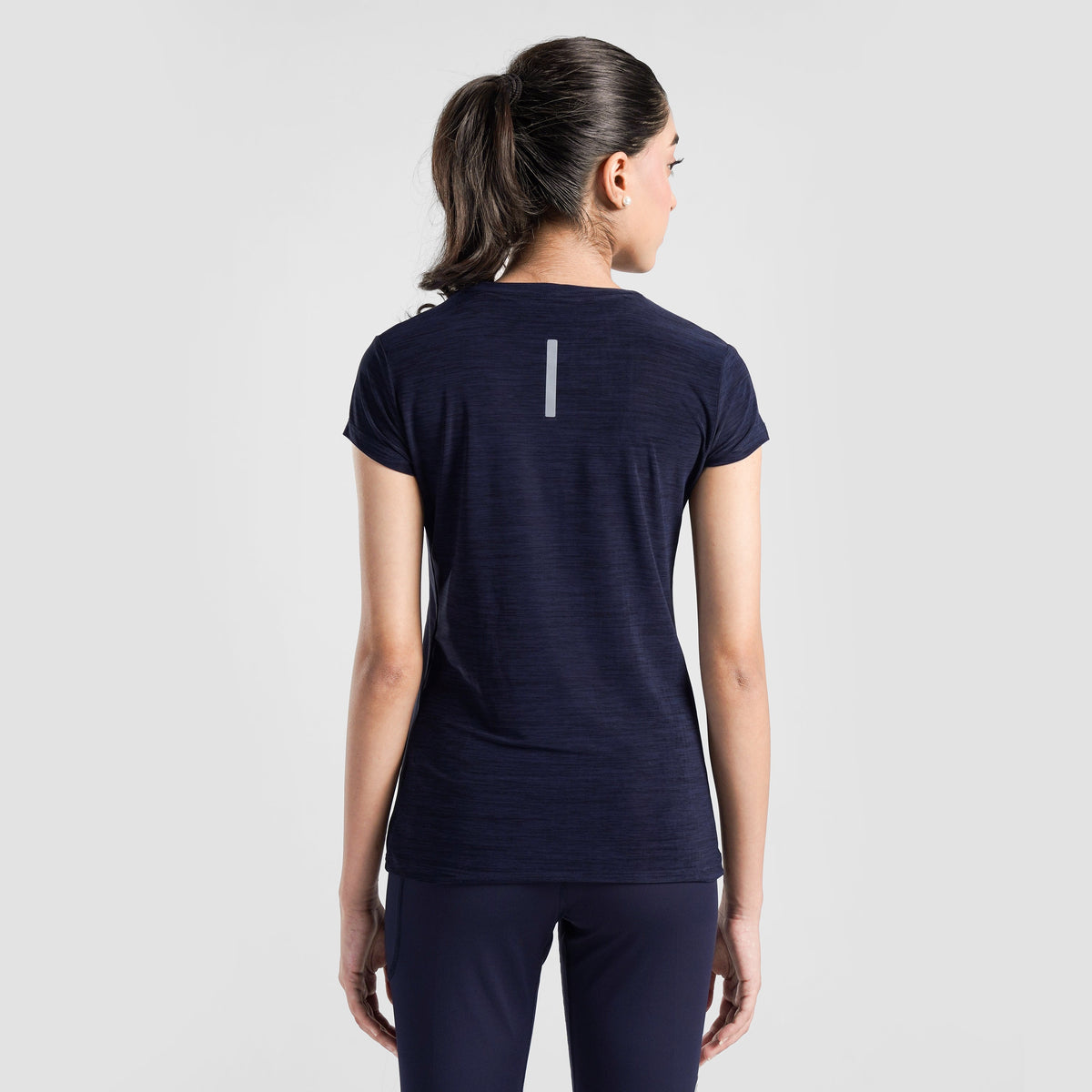women gym t-shirt sportswear breathable workout tee back view Women T-Shirt GymArmour Pakistan