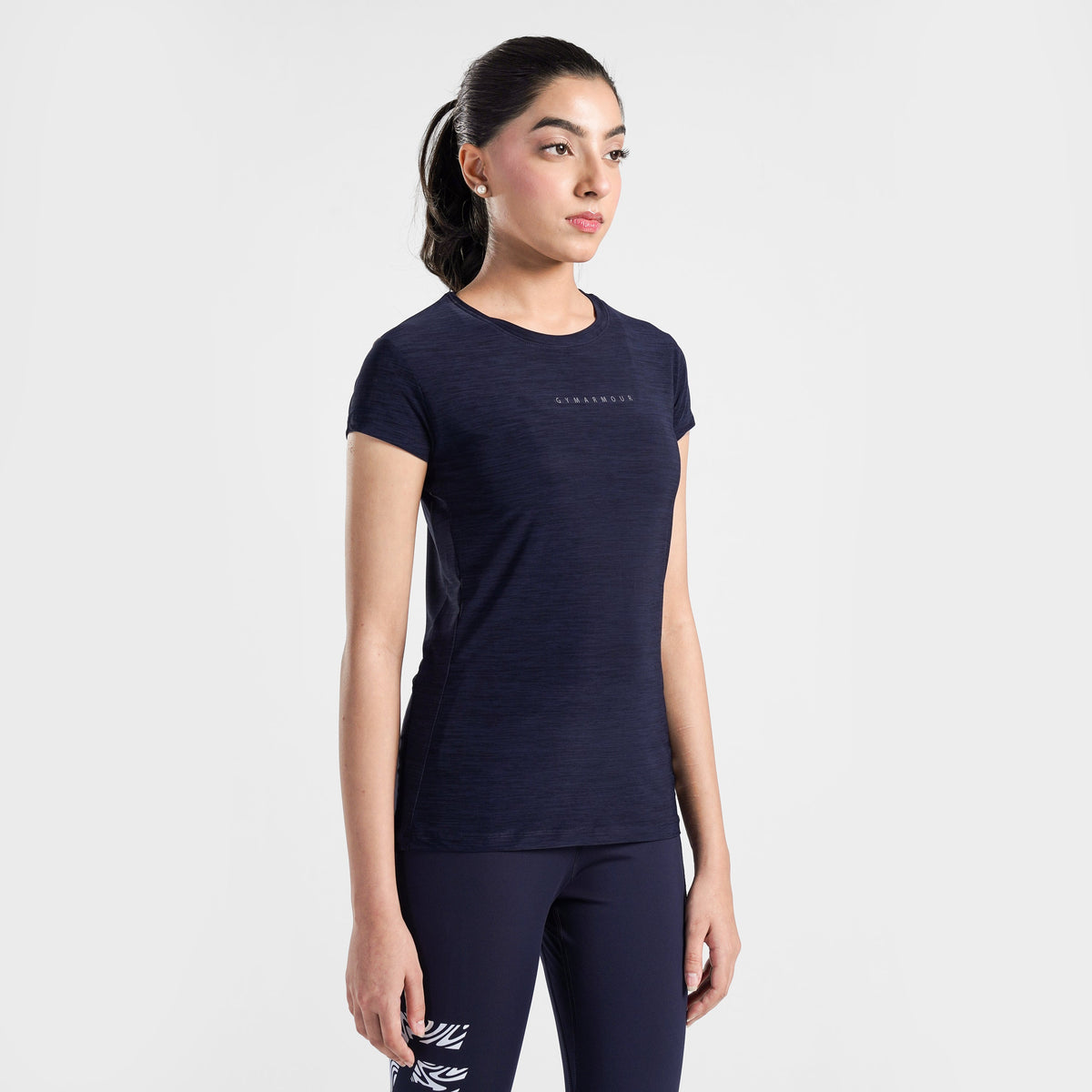 women gym t-shirt sportswear breathable workout tee side view Women T-Shirt Gym Armour Pakistan