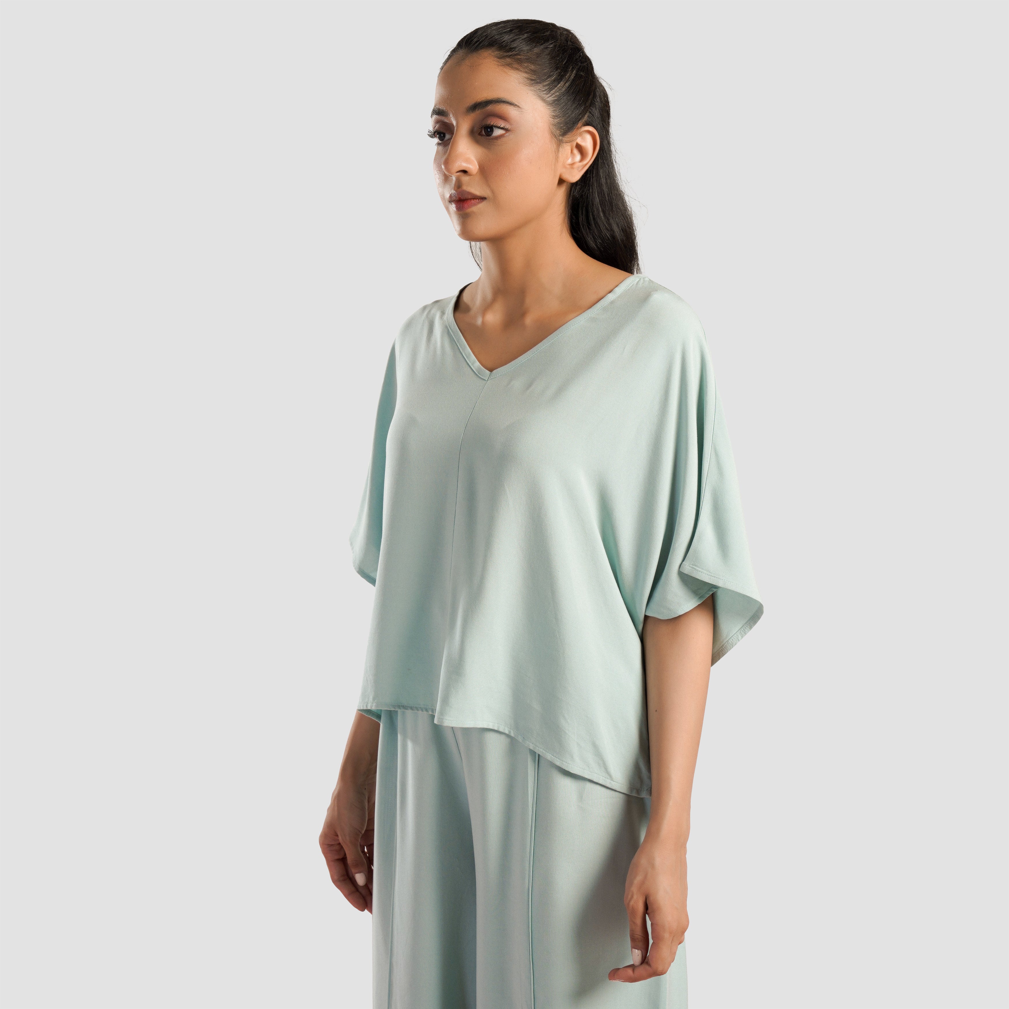 Yoga Woven Top (Mint)