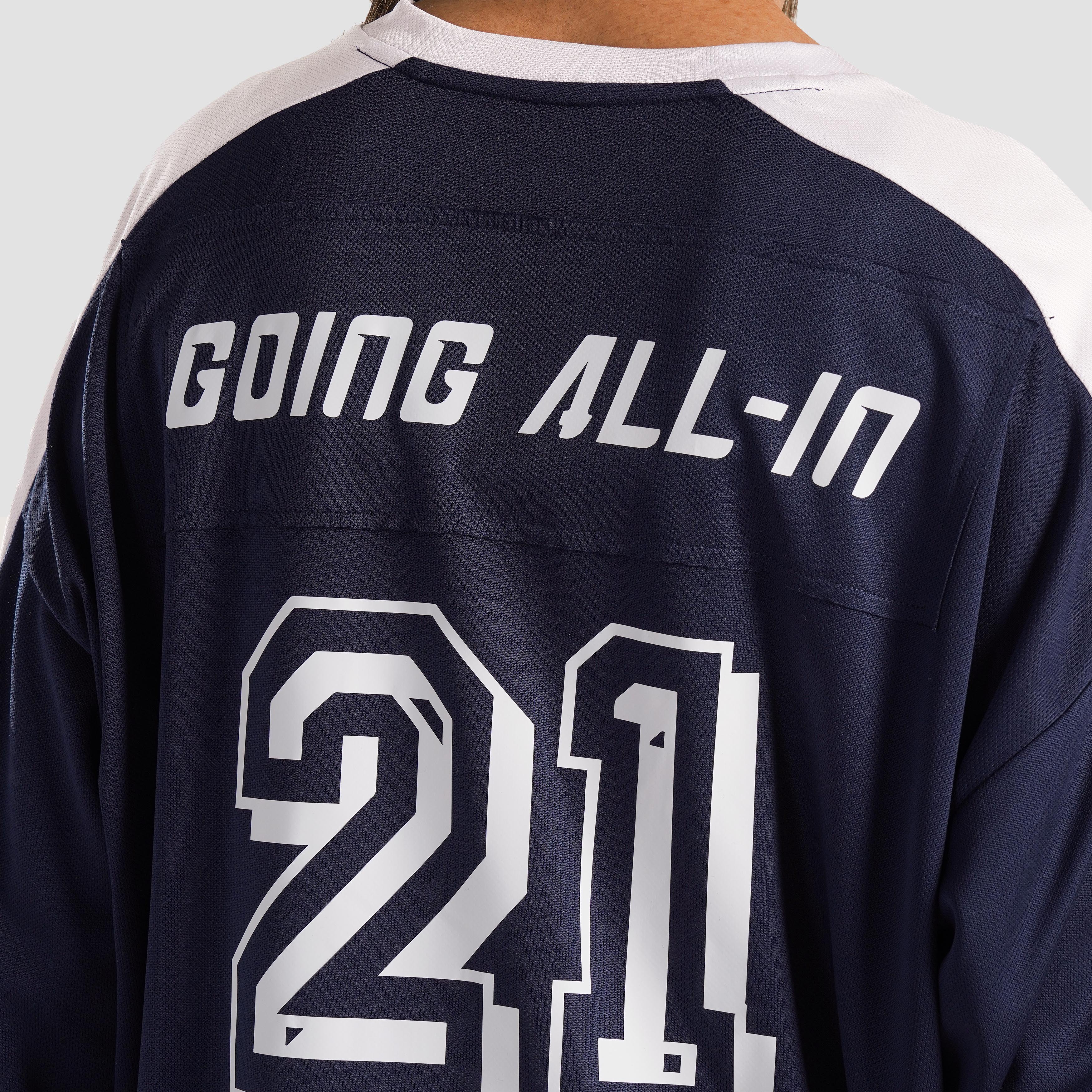 Goal Bound Full Sleeves Jersey (Navy)