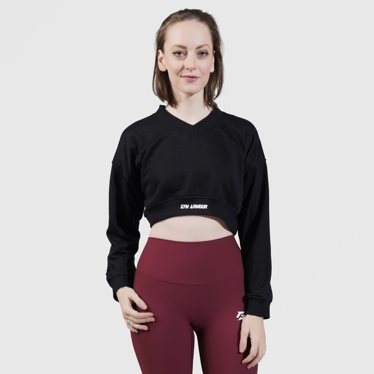 women gym wear sportswear fitness training outfit front view Women Gym Wear Gym Armour Pakistan