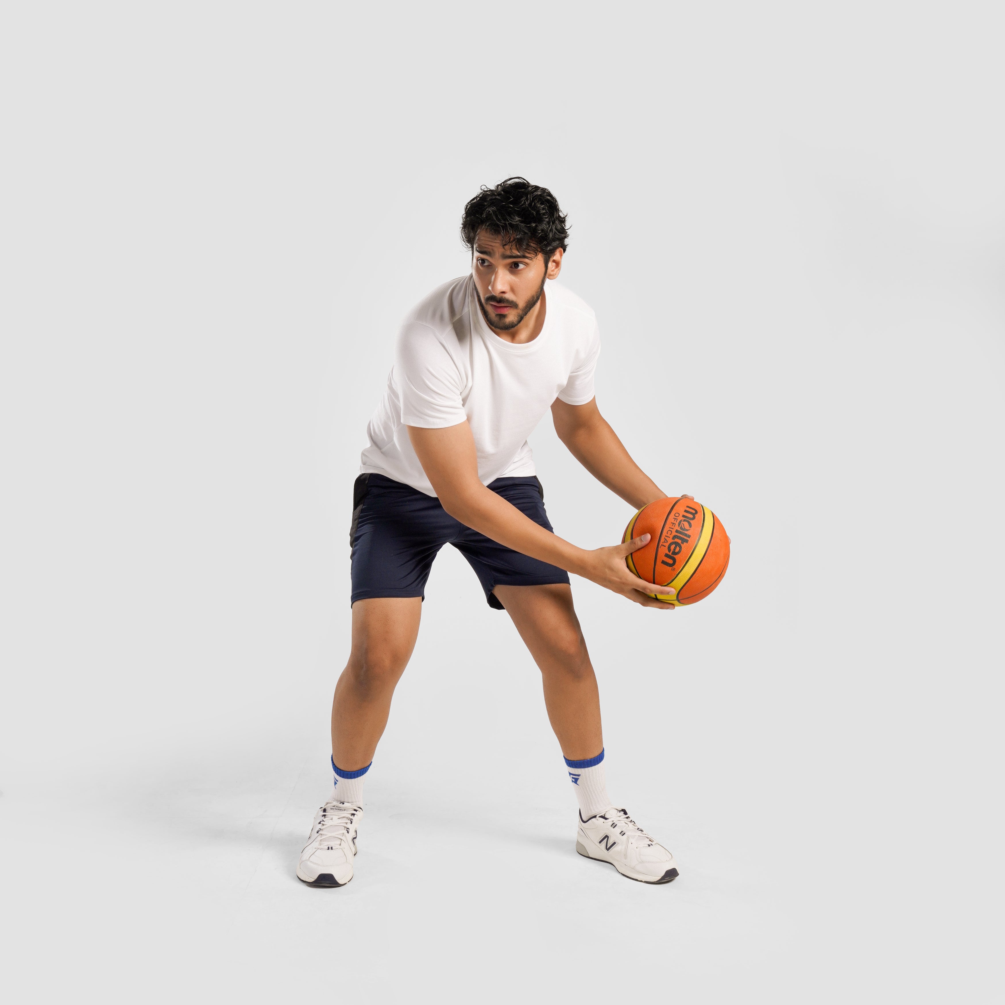Vortex Stripe Shorts (Navy)