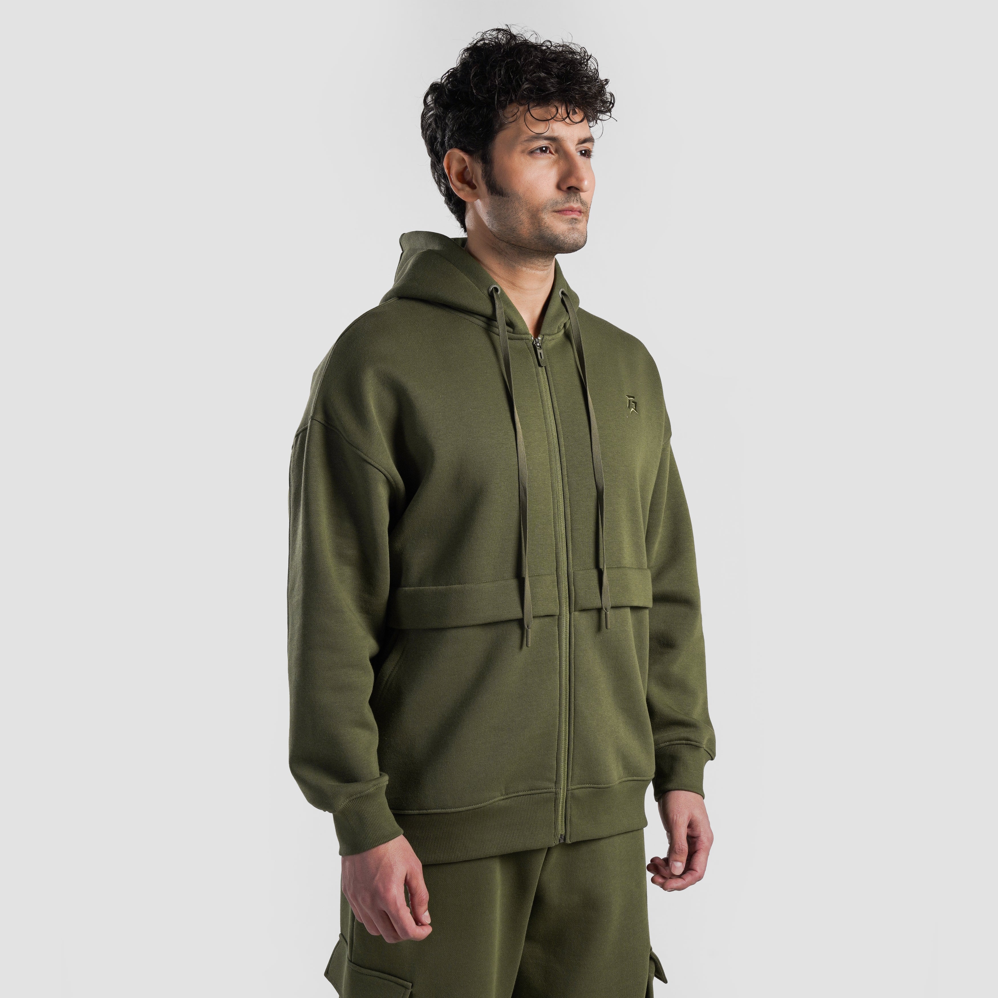 GAI Cargo Hoodie (Olive)