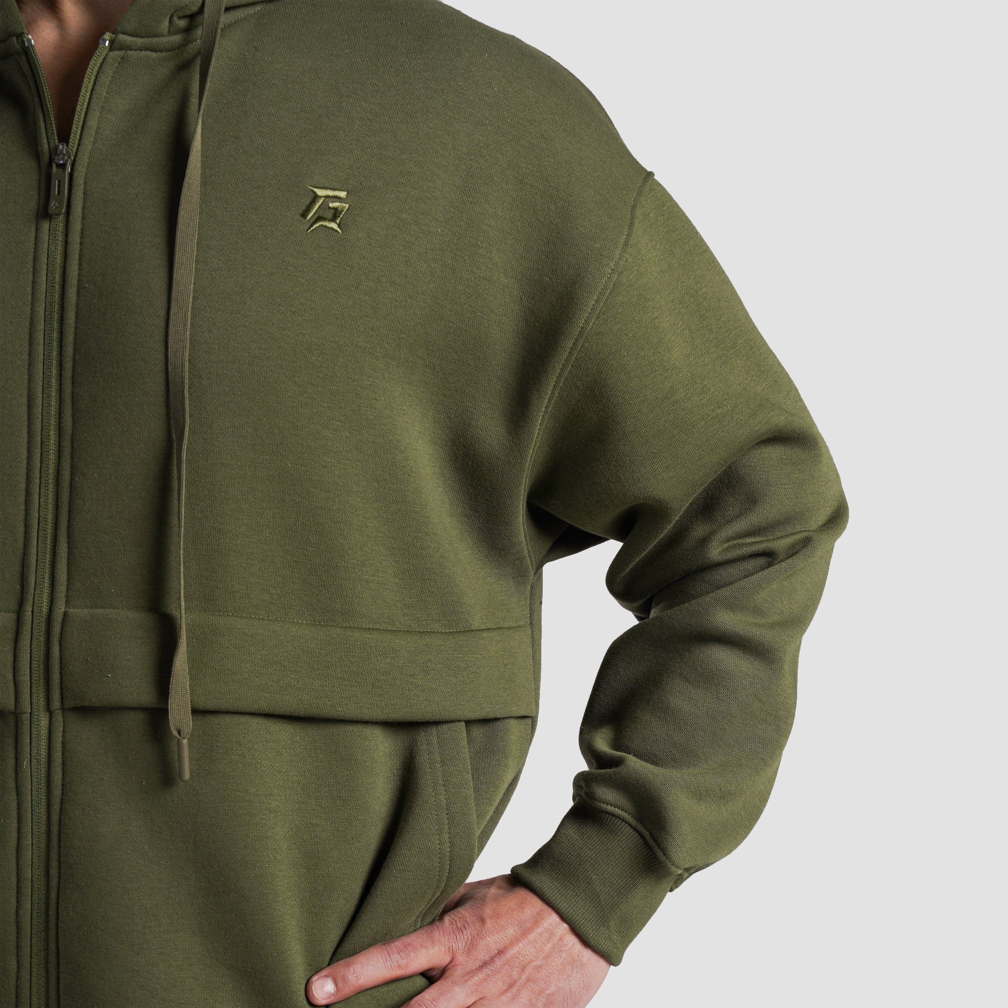 GAI Cargo Hoodie (Olive)