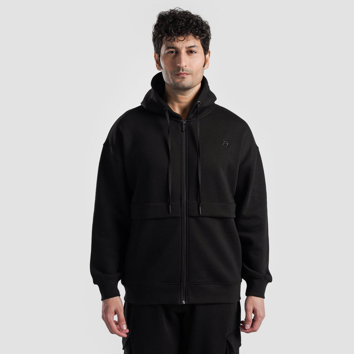 GAI Cargo Hoodie (Black)