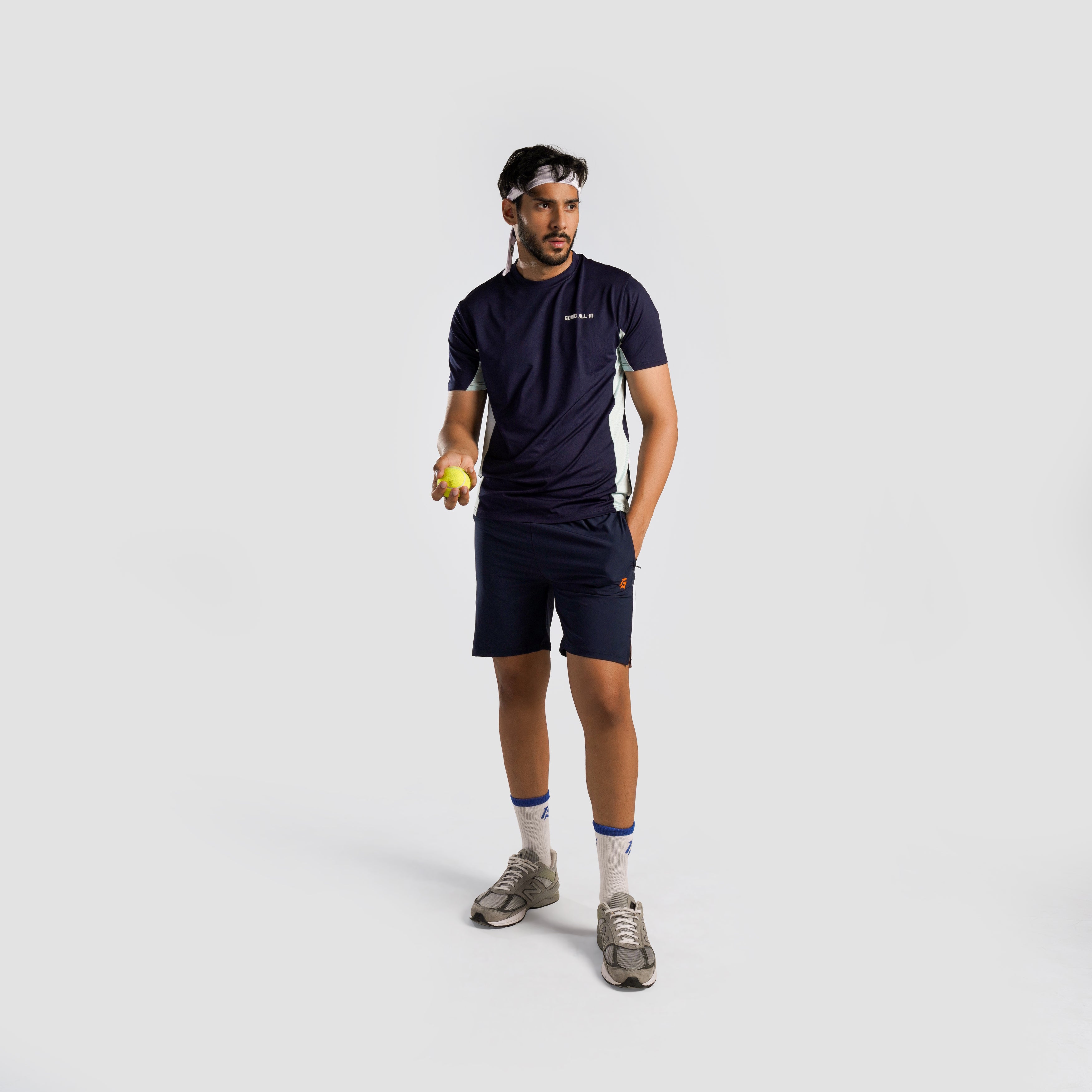 Ace T-Shirt (Navy-Mint Green)