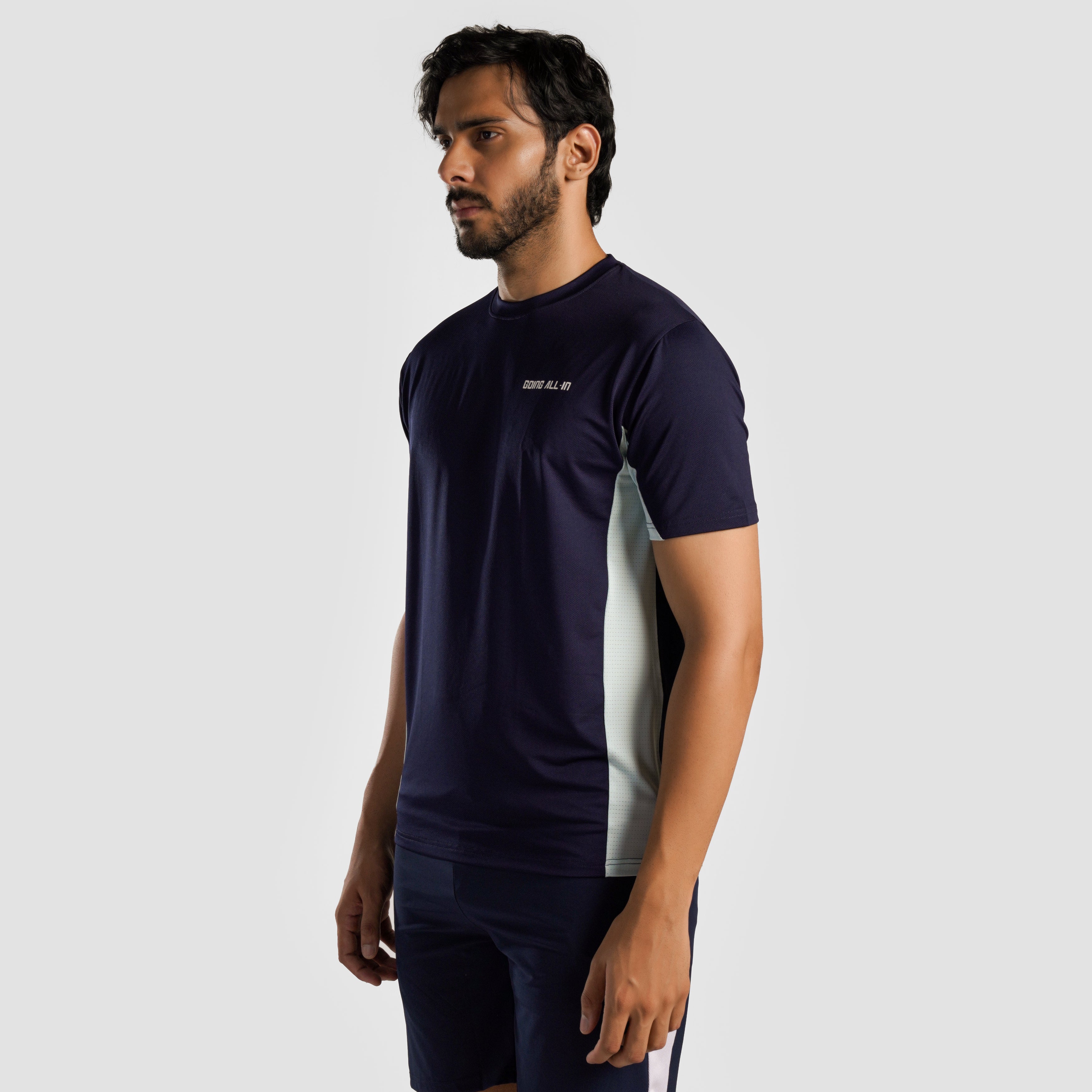 Ace T-Shirt (Navy-Mint Green)