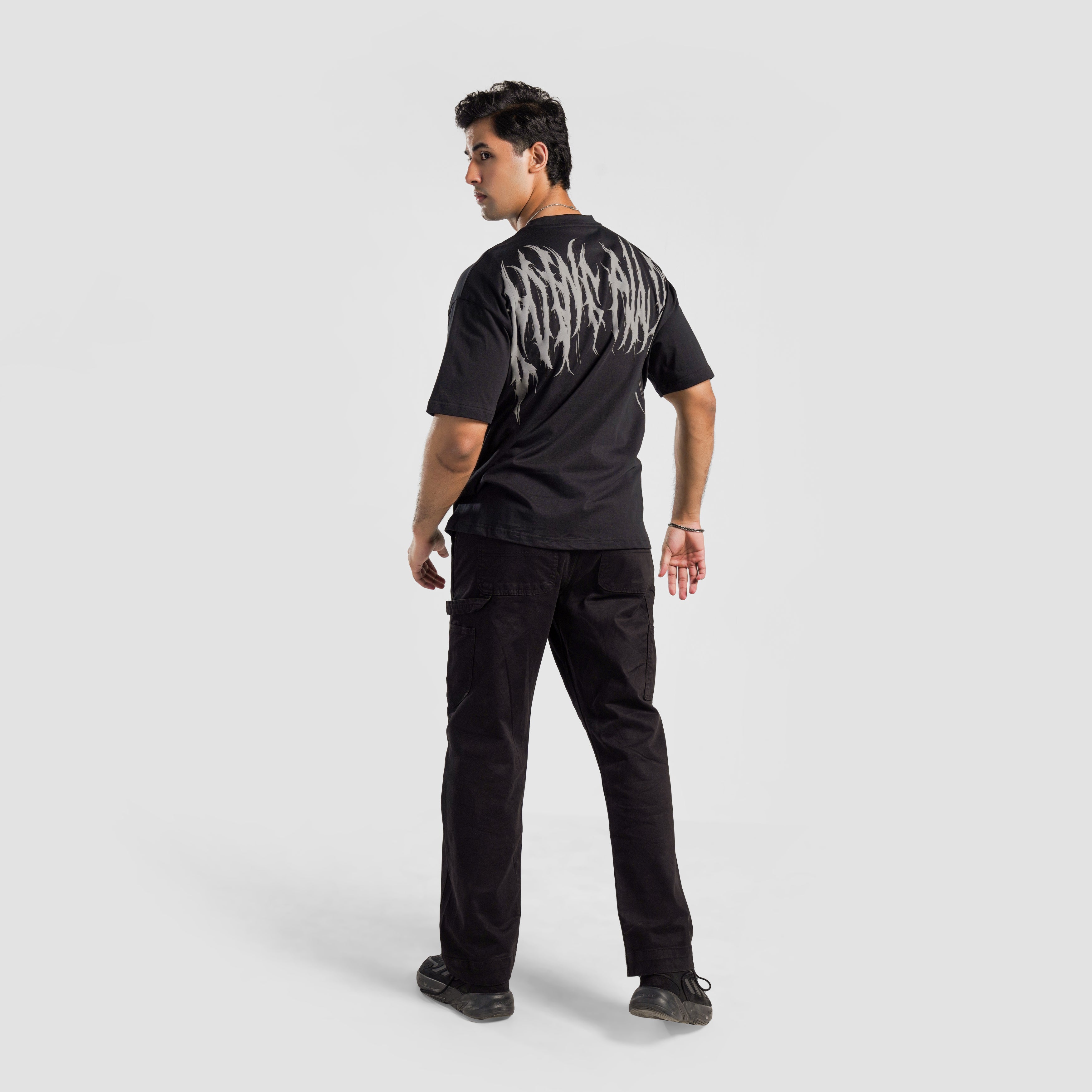 Abstract Tee (Black)