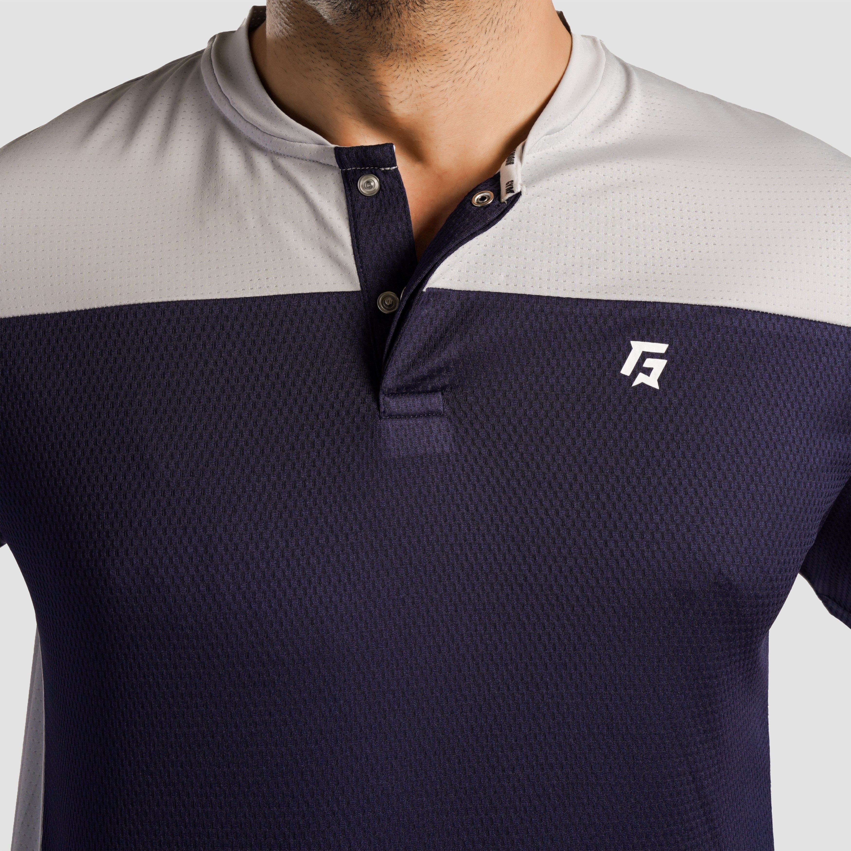 Pro Tennis T-Shirt (Navy-Grey)