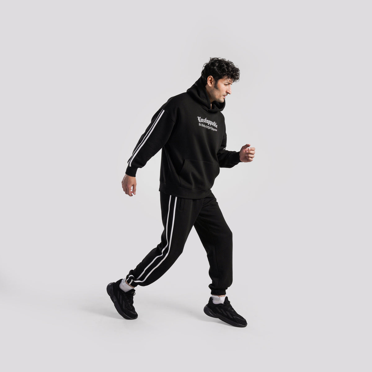 Full-length view of Black Unstoppable Bottom for men