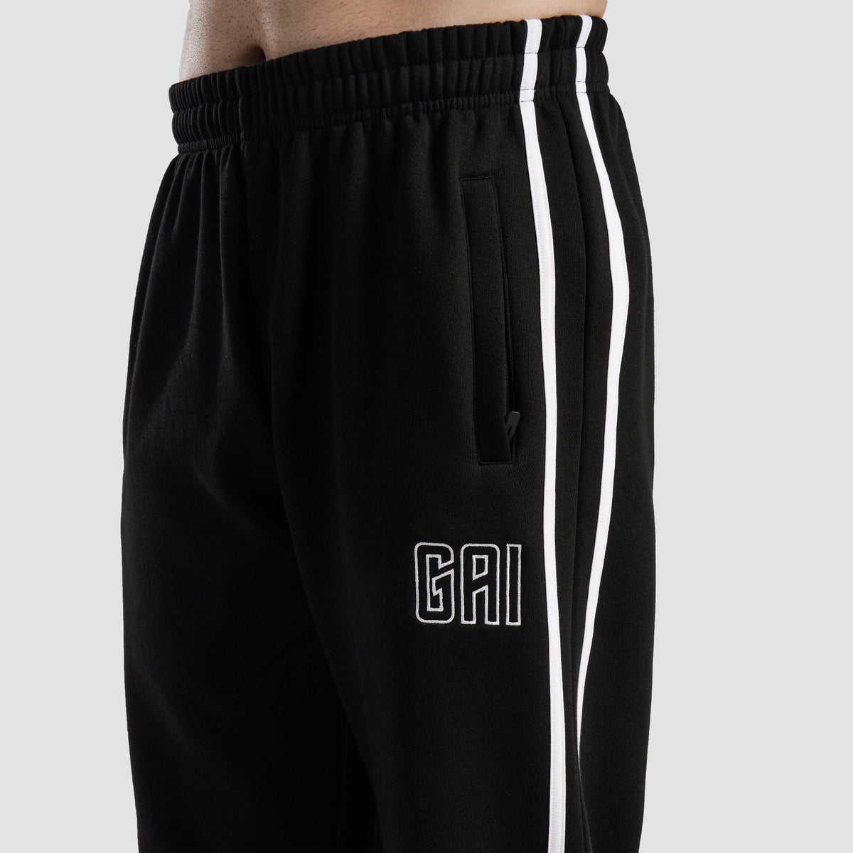 Fabric texture close-up of Black Unstoppable Bottom for men