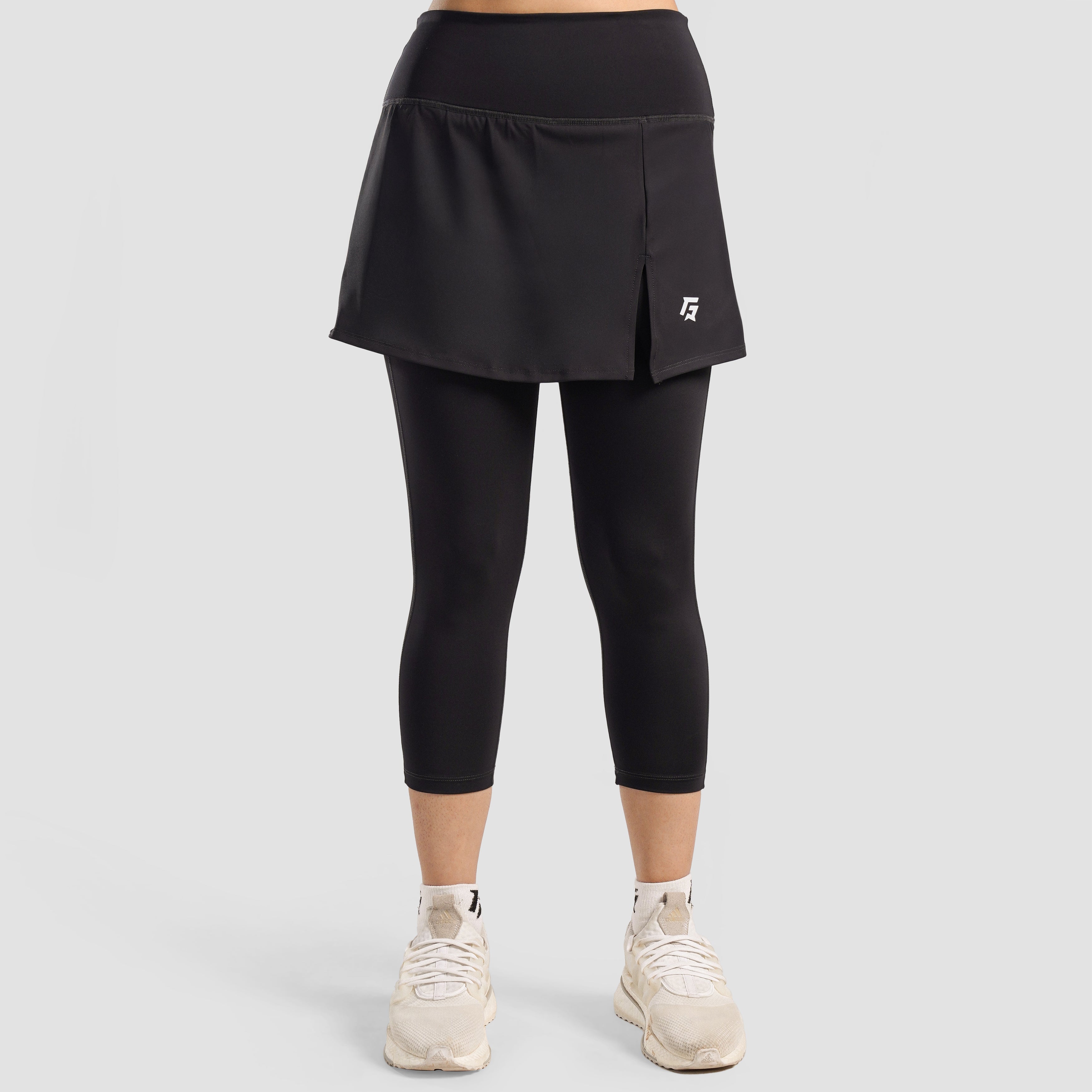 Ace Skirt with Leggings (Black)