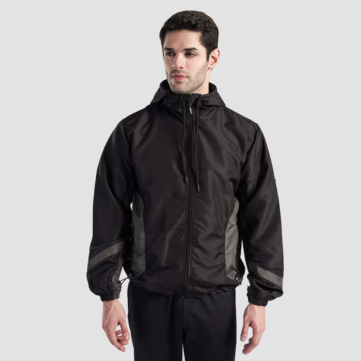 men track top zip gym jacket training outerwear front view Men Track Top GymArmour Pakistan
