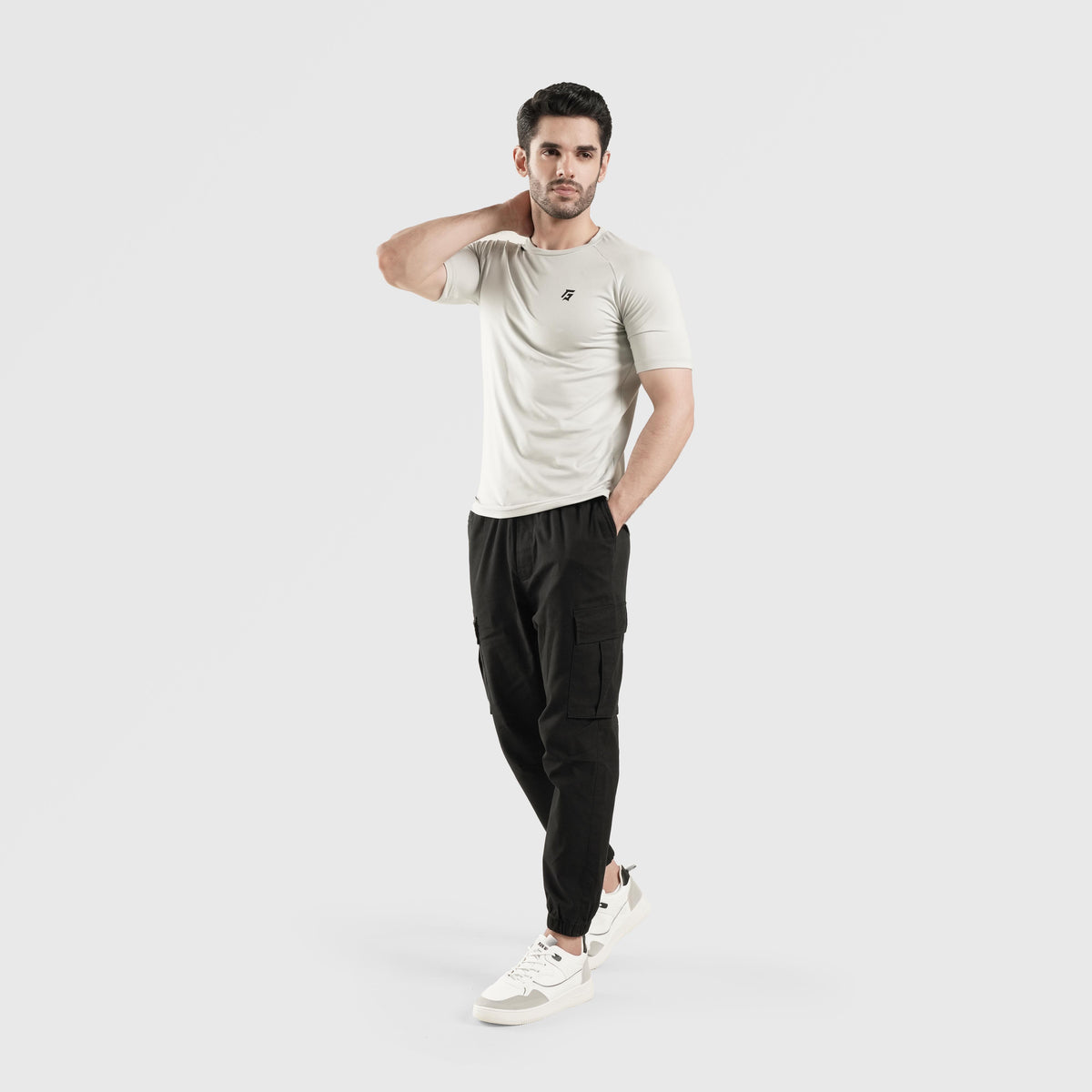 men gym t-shirt sportswear breathable workout tee fabric detail Men T-Shirt Gymarmour Pakistan