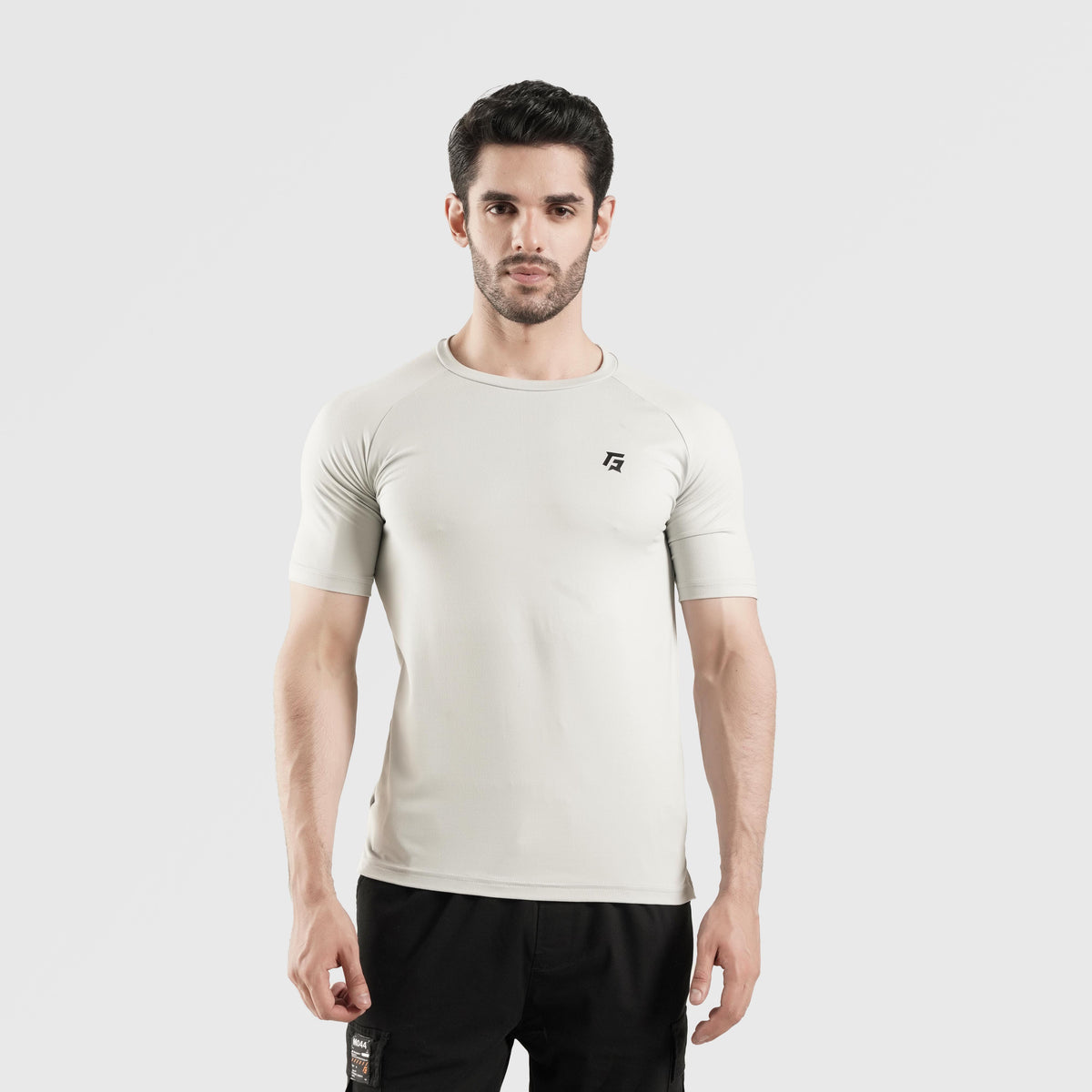 men gym t-shirt sportswear breathable workout tee front view Men T-Shirt Gymarmour Pakistan