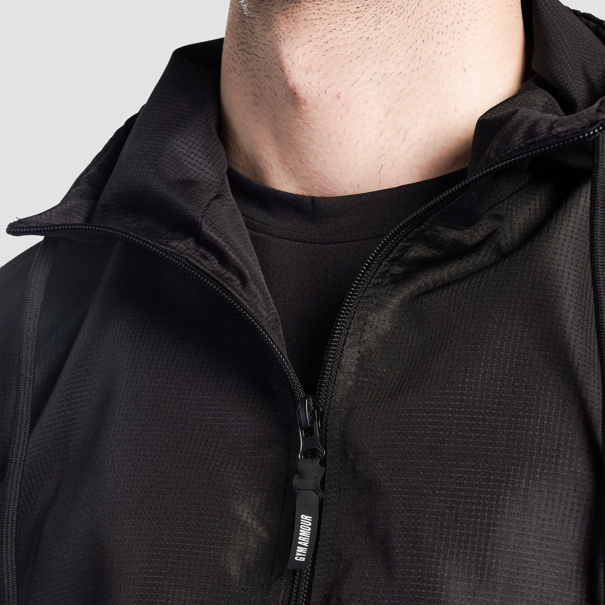 men track top zip gym jacket training outerwear fit view Men Track Top GymArmour Pakistan