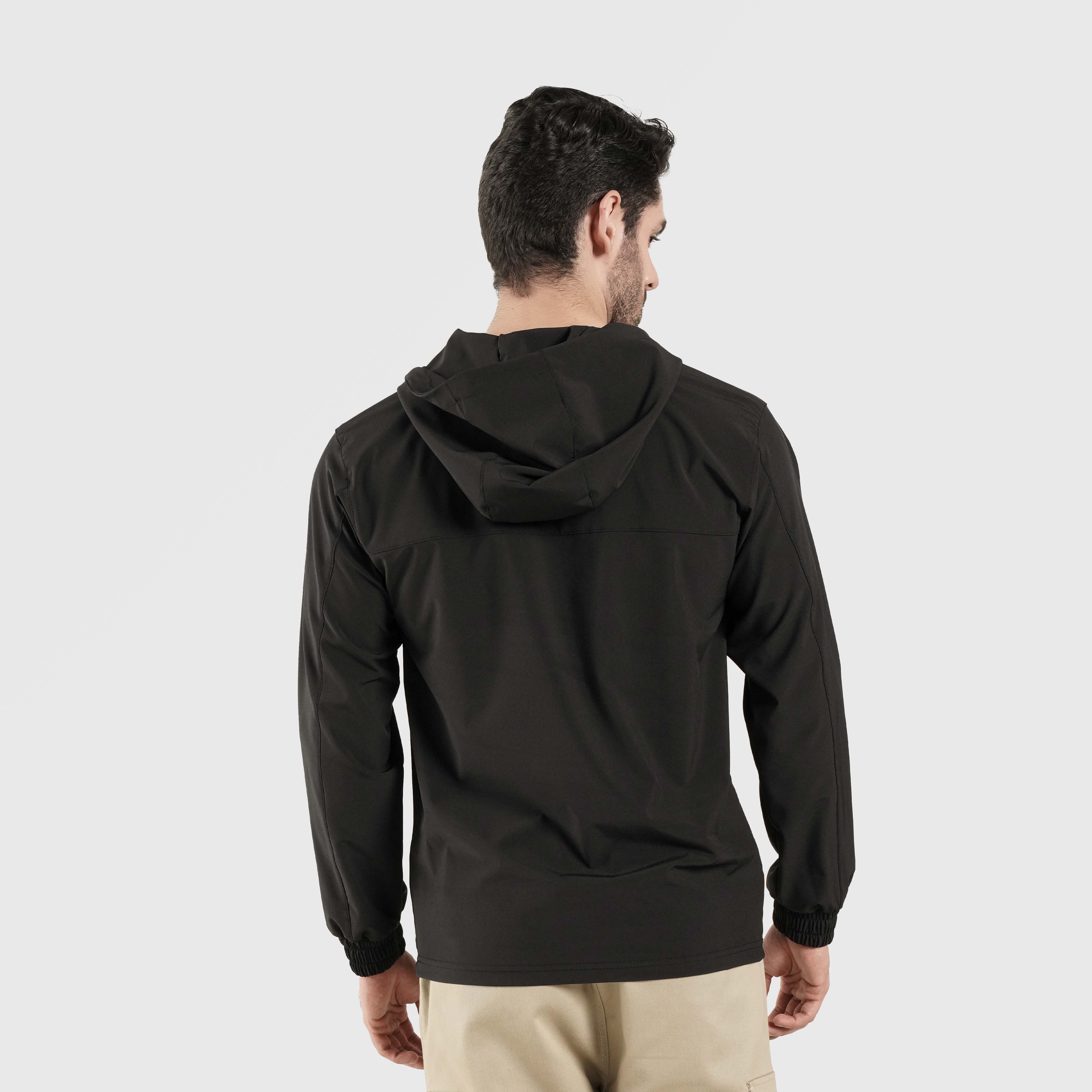 men track top zip gym jacket training outerwear back view Men Track Top GymArmour Pakistan