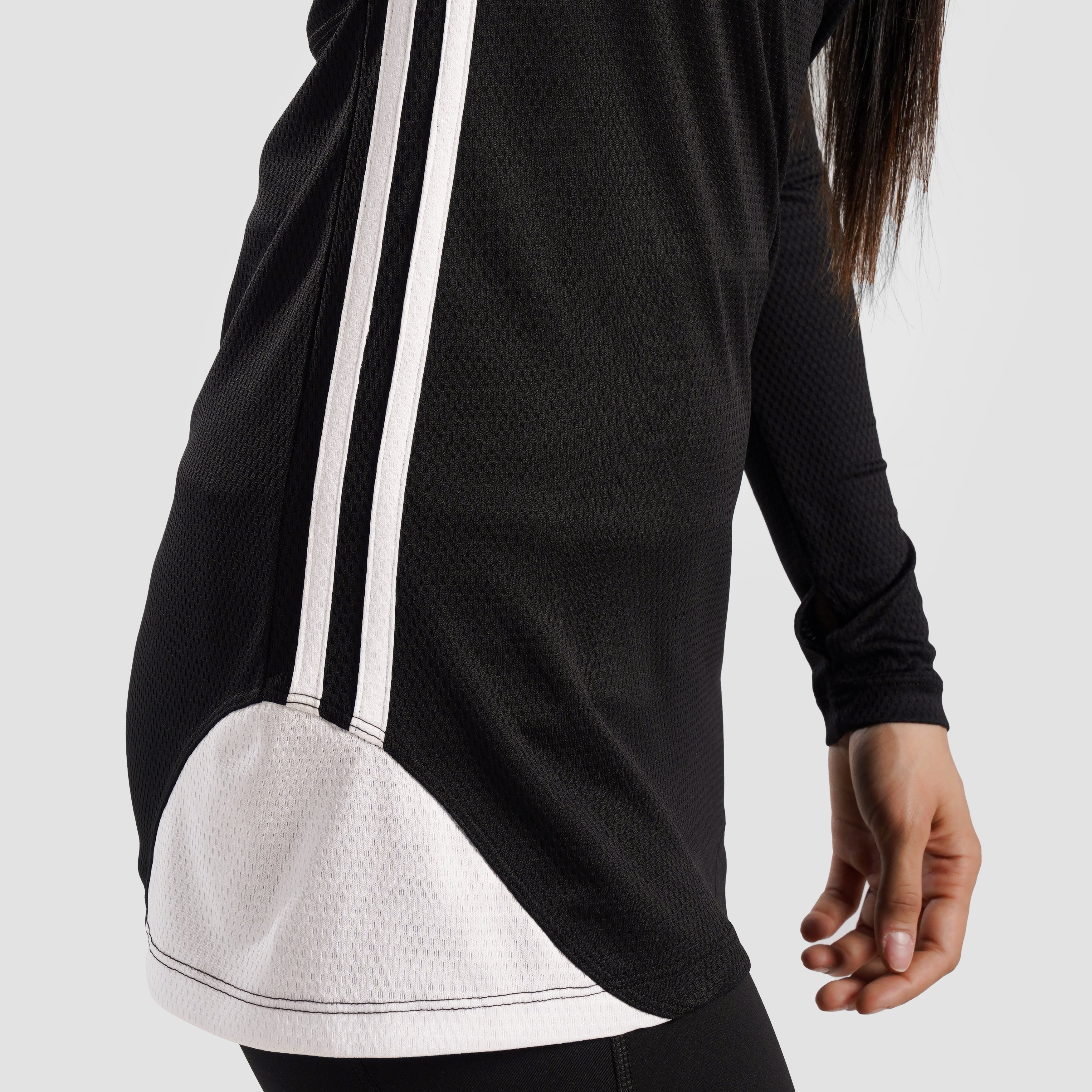 Prime Tennis Dress (Black-White)