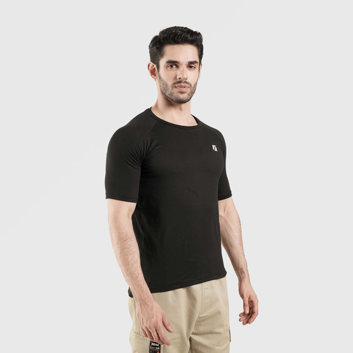 men gym t-shirt sportswear breathable workout tee fit view Men T-Shirt Gymarmour Pakistan