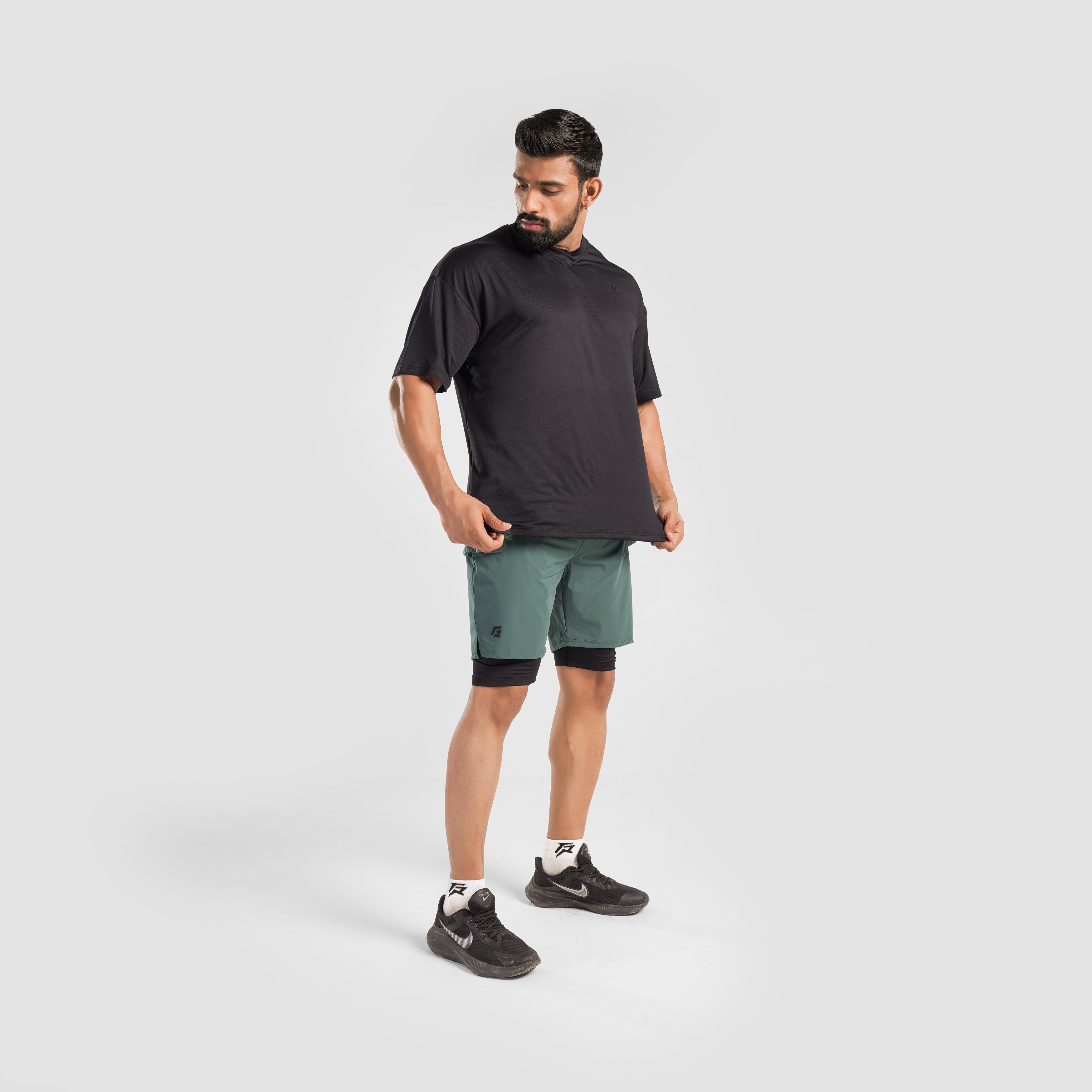 Power Mesh Tee (Black)