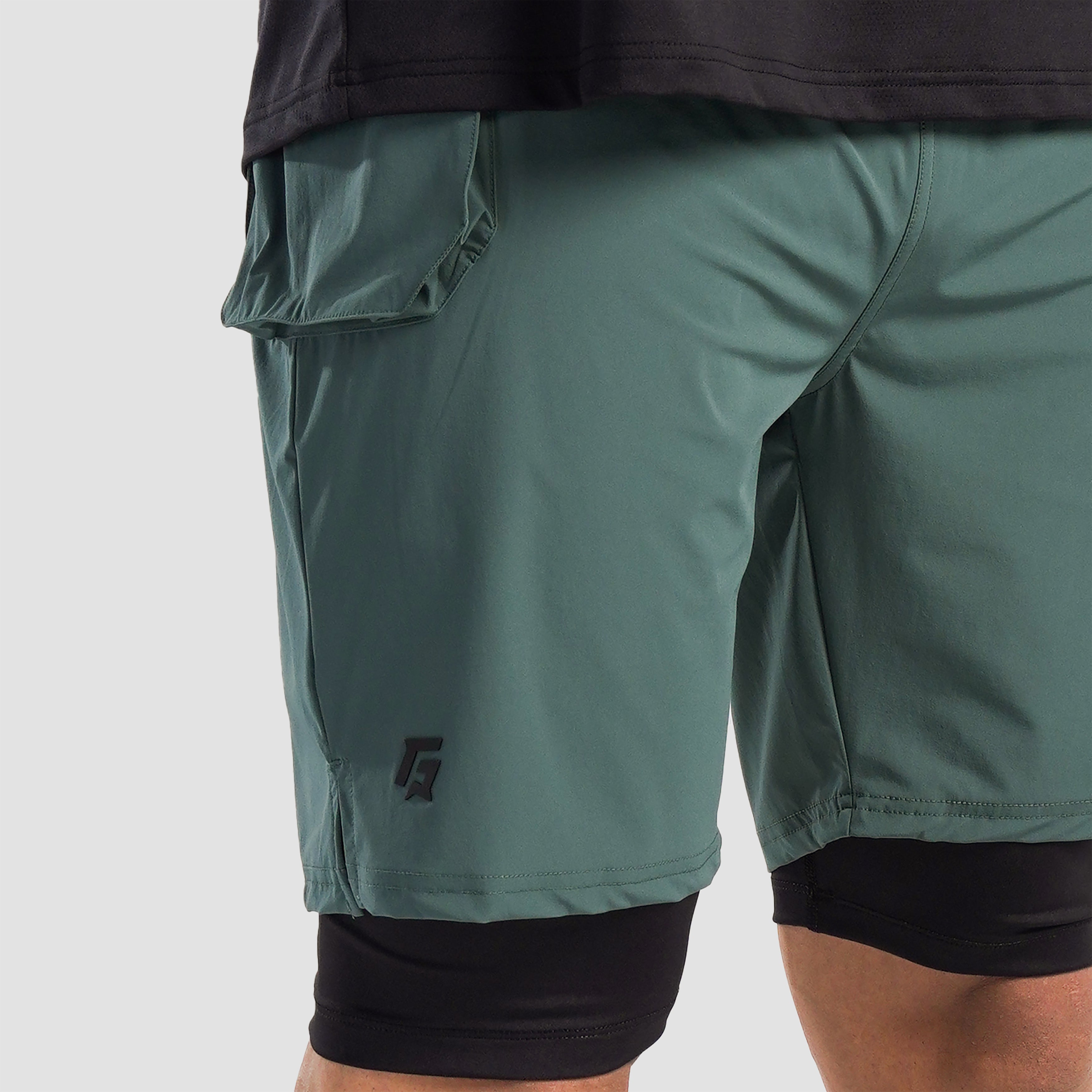 Aero Patch Shorts (Green)