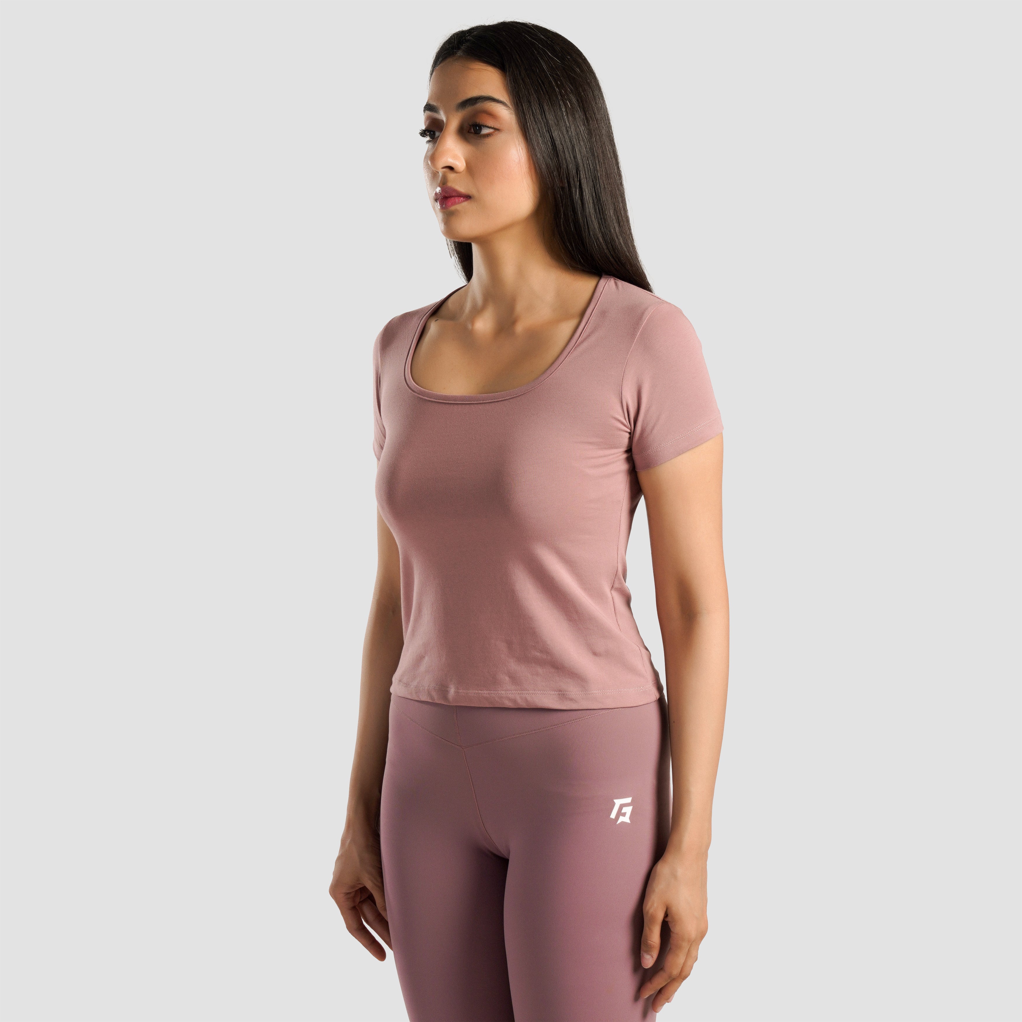 Flex Form Top (Dusty Pink)