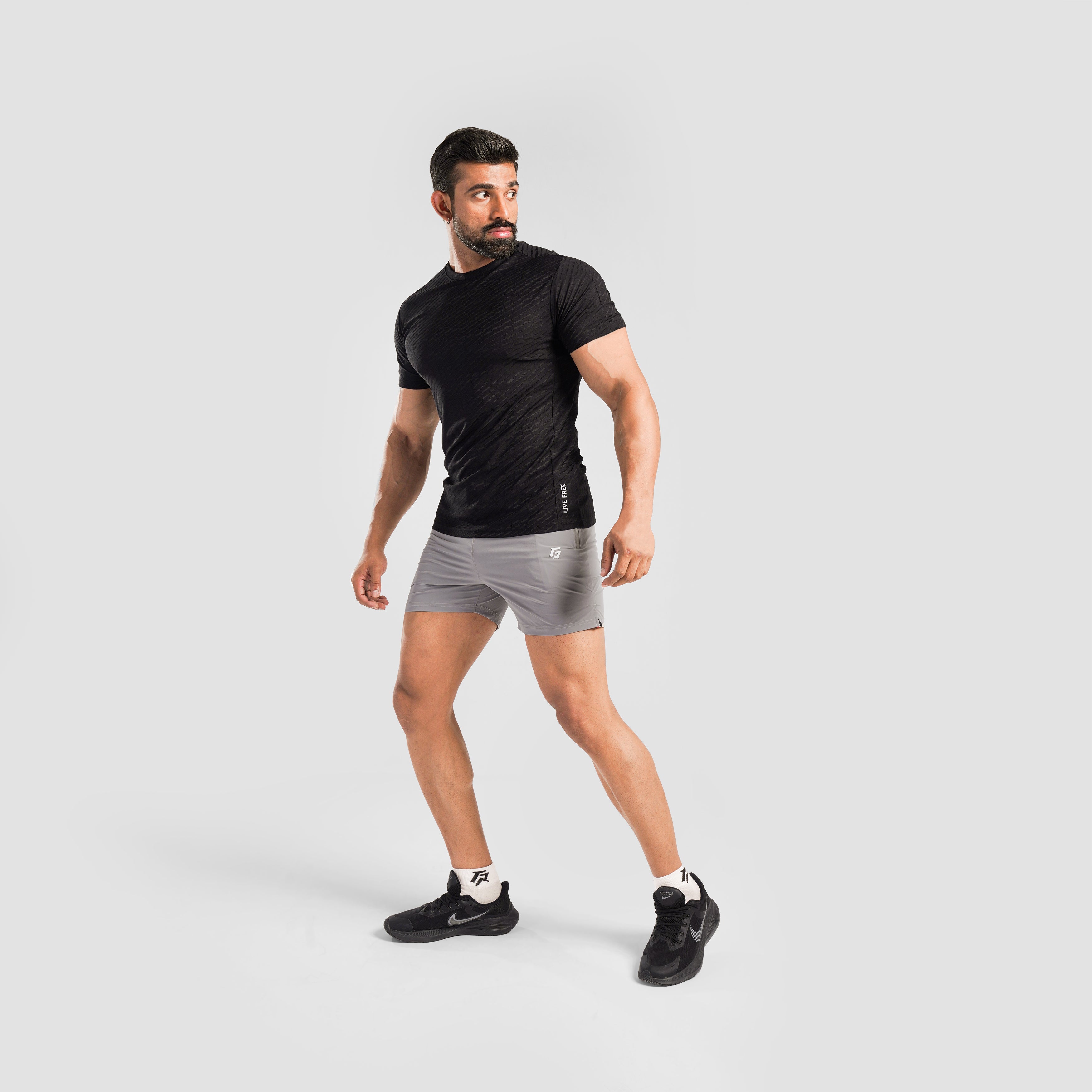 Terra Flex Shorts (Light Grey)