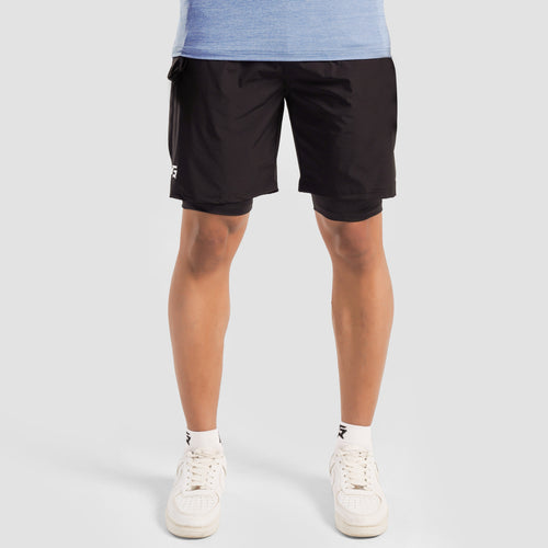 Aero Patch Shorts (Black)