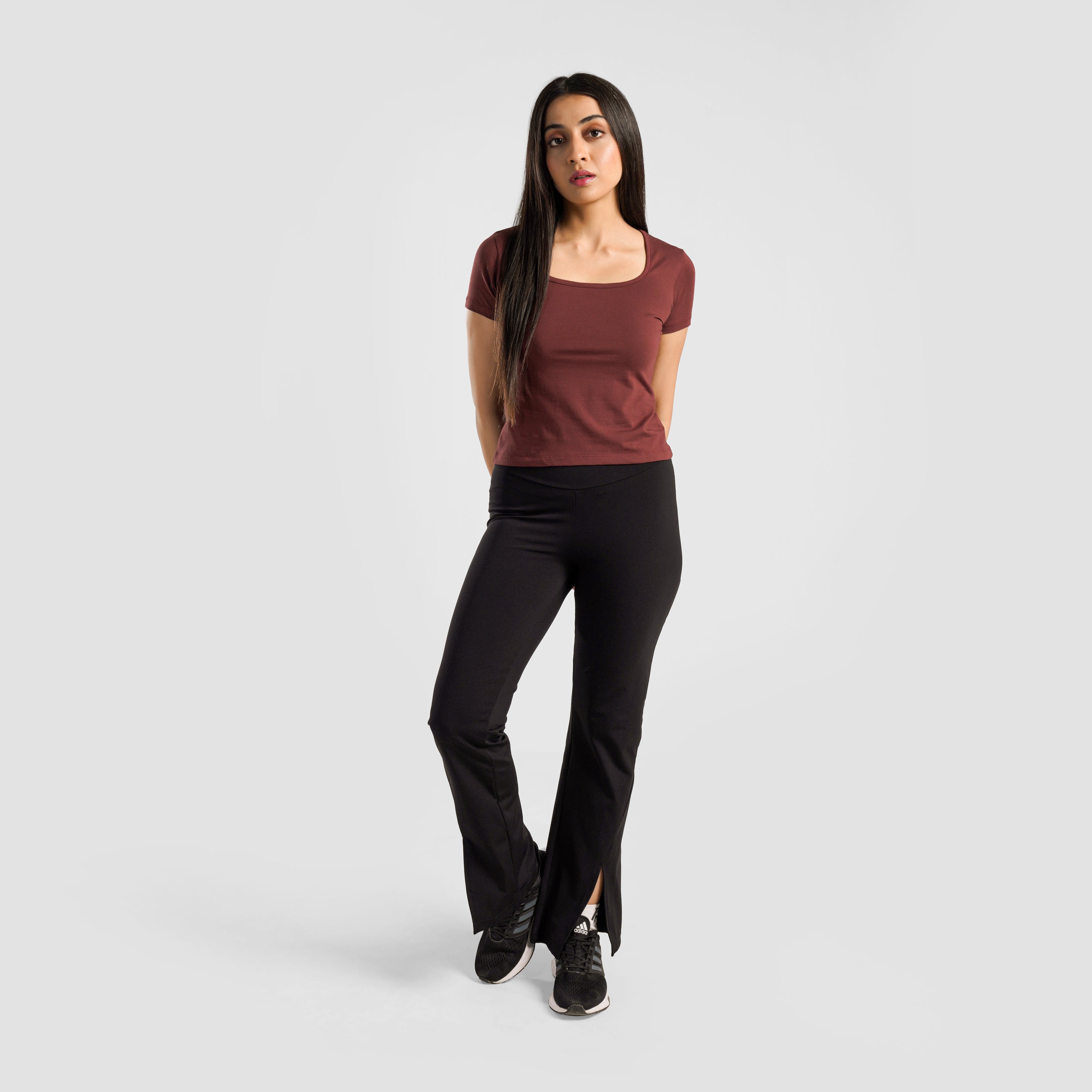 Flex Form Top (Maroon)