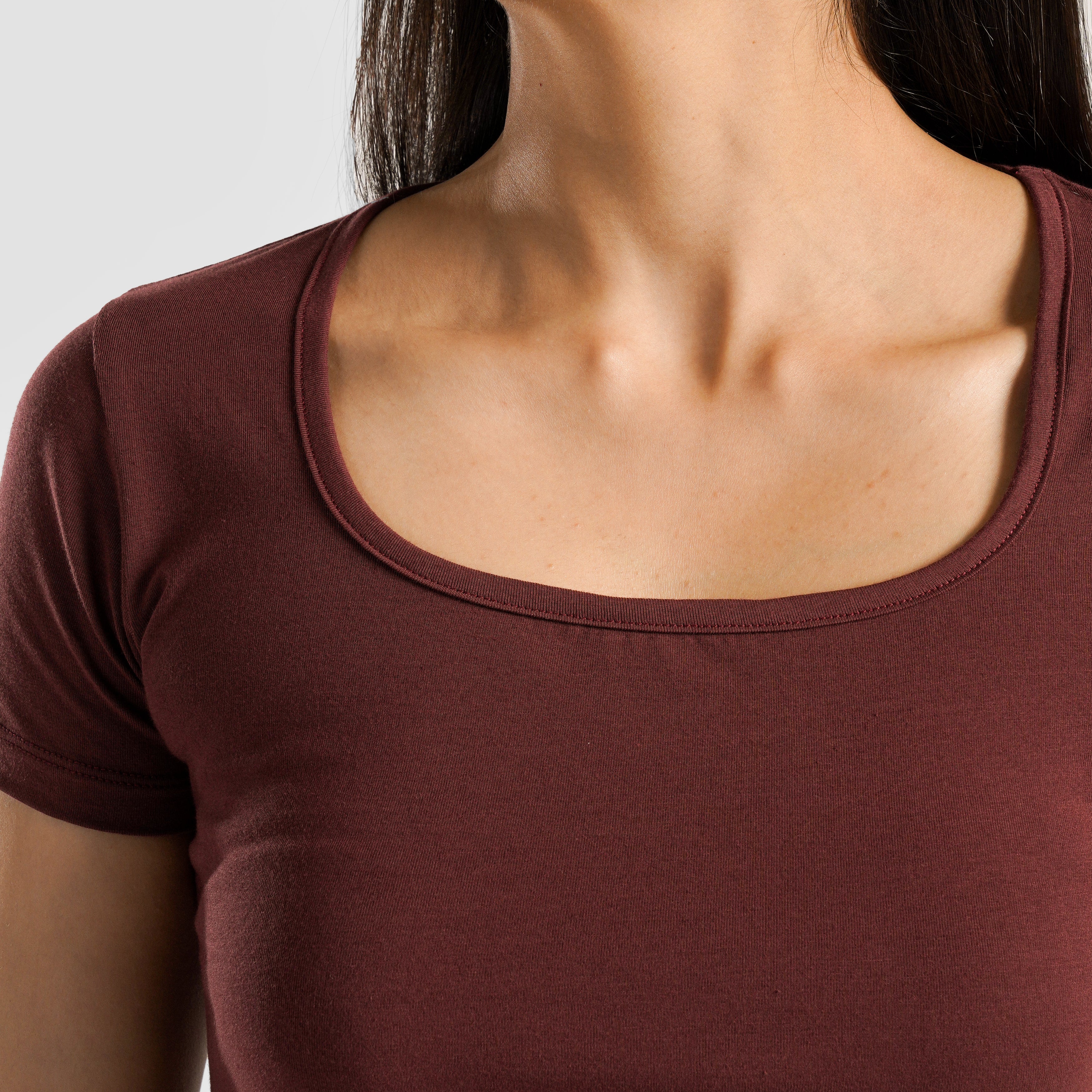 Flex Form Top (Maroon)