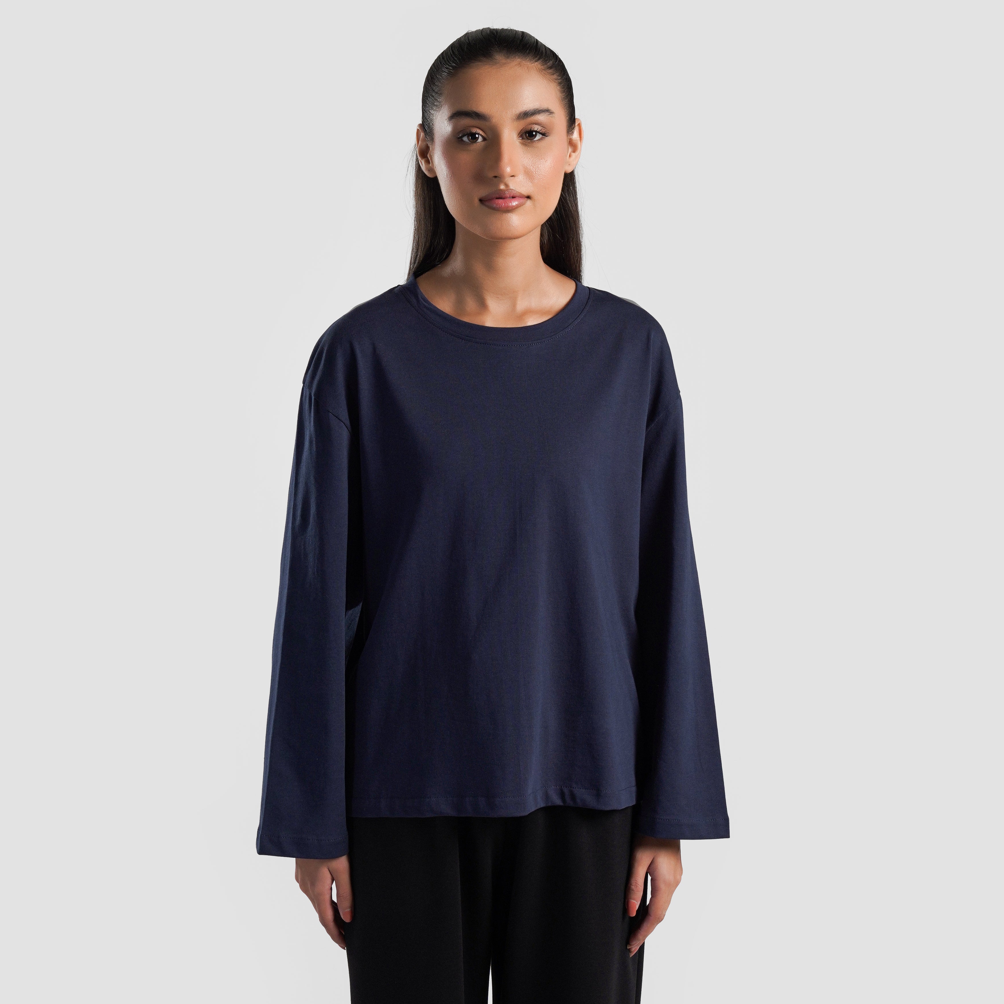 Basic Long Sleeves (Navy)
