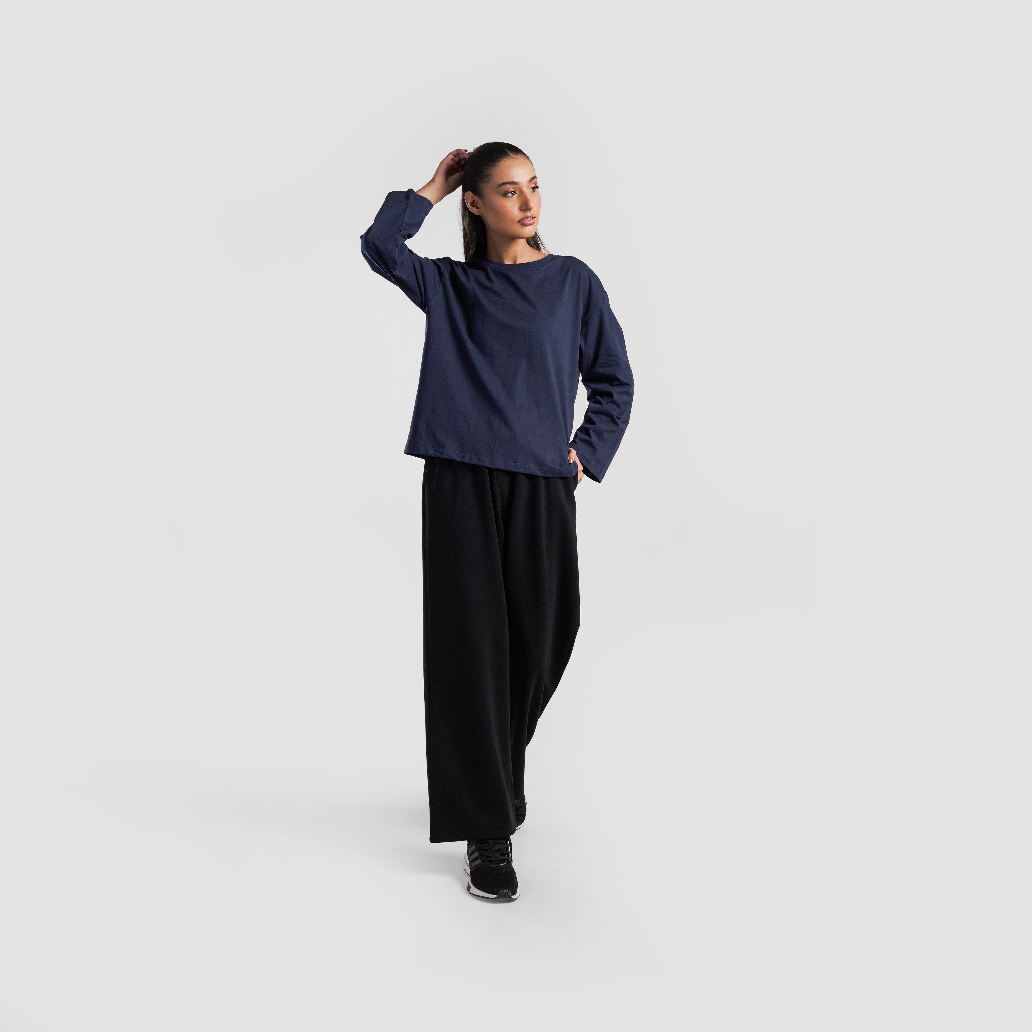 Basic Long Sleeves (Navy)