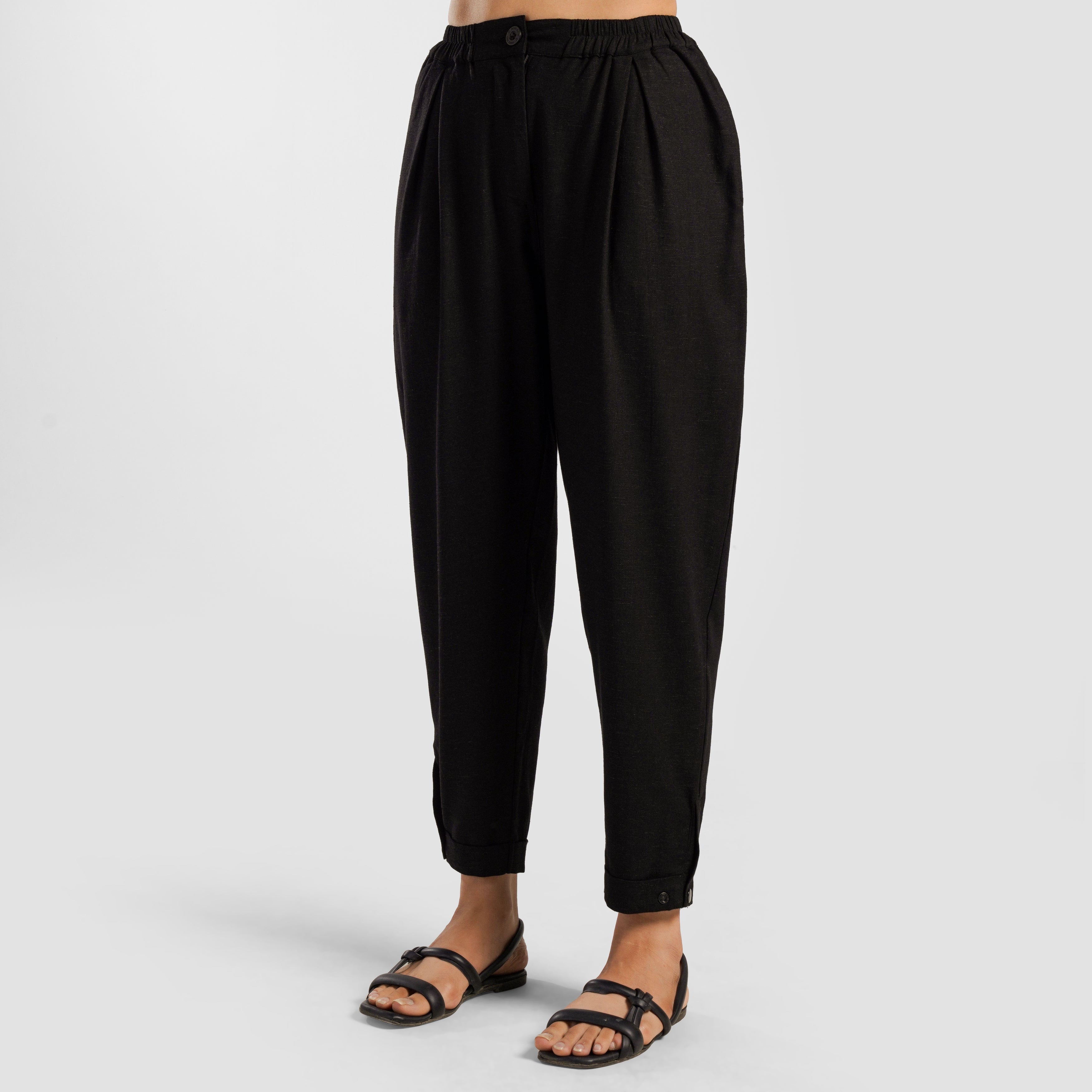 Woven Trousers (Black)