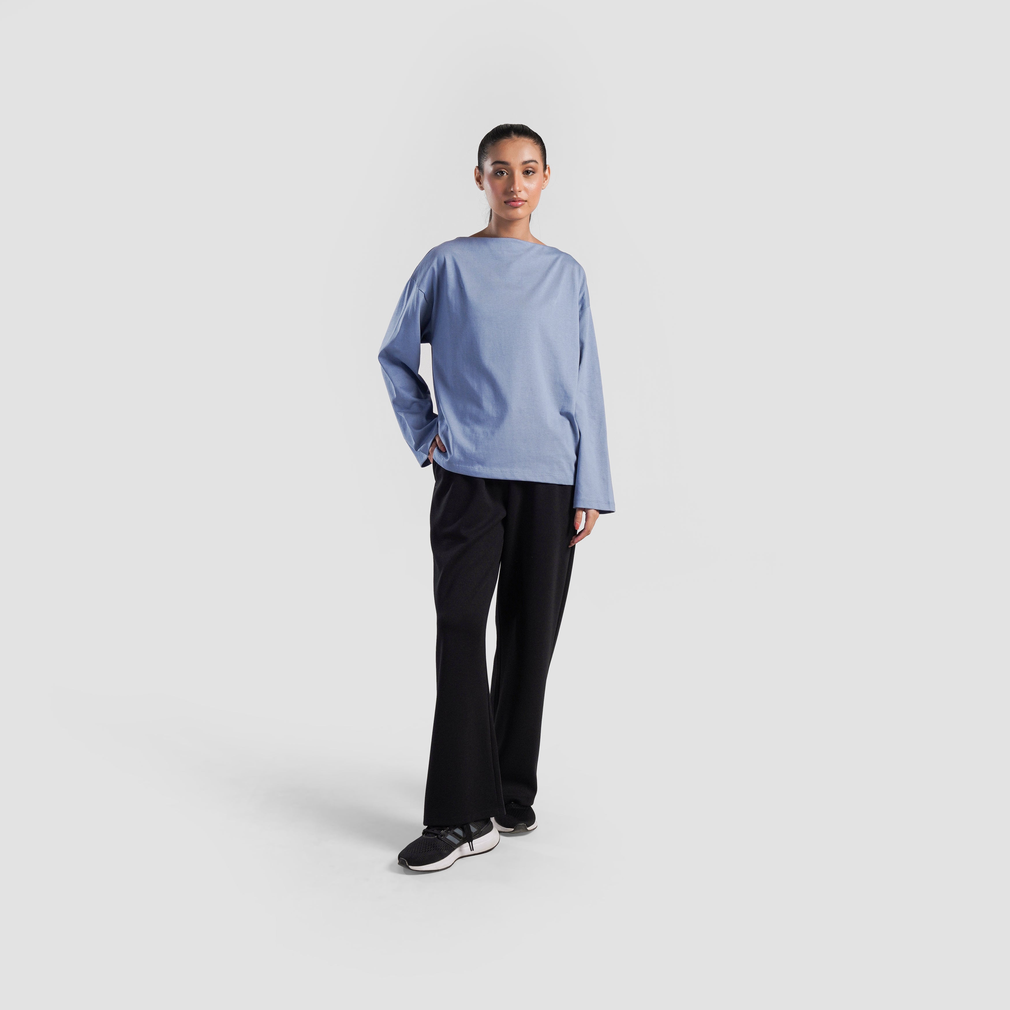 Boat Neck Long Sleeves (JK Blue)