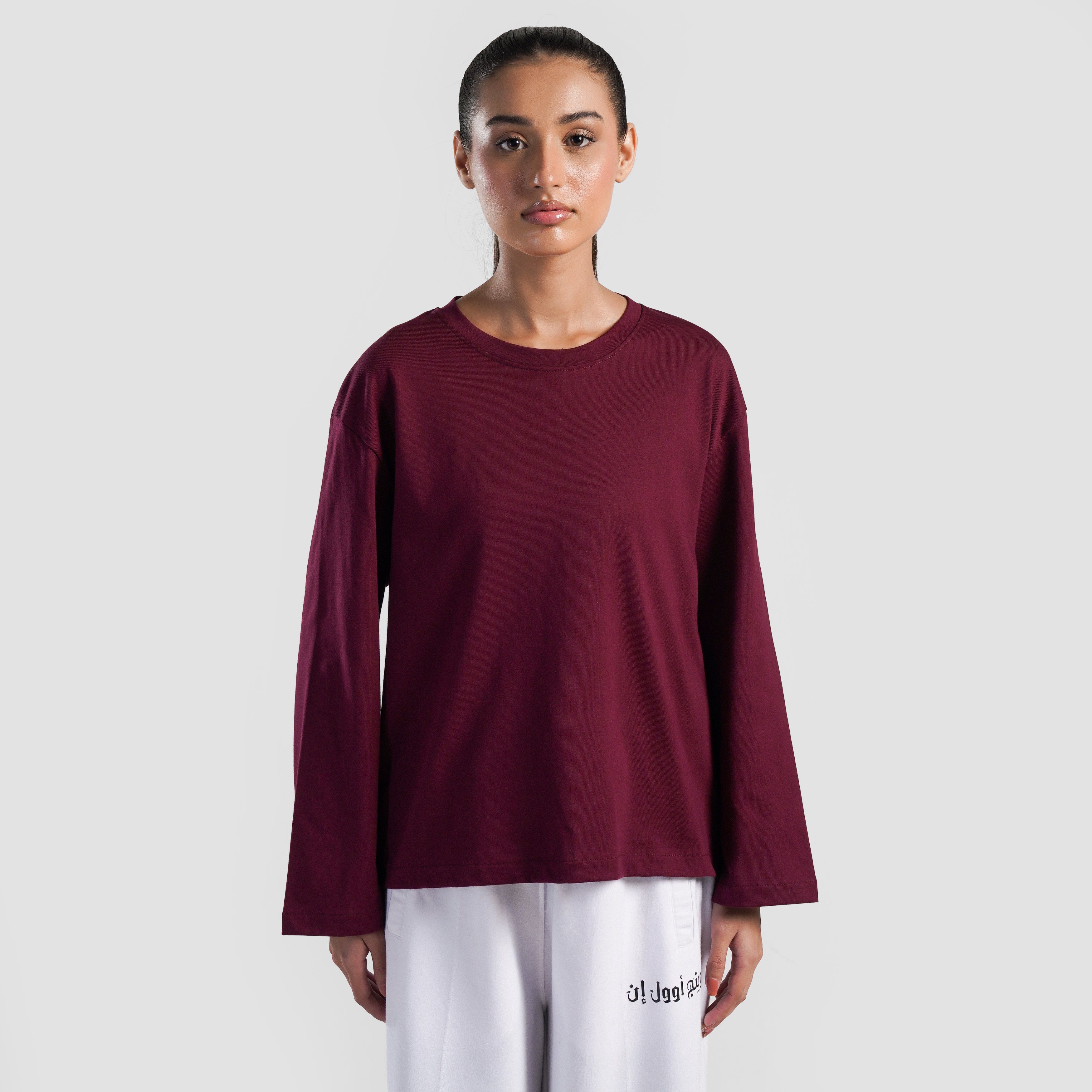 Basic Long Sleeves (Maroon)