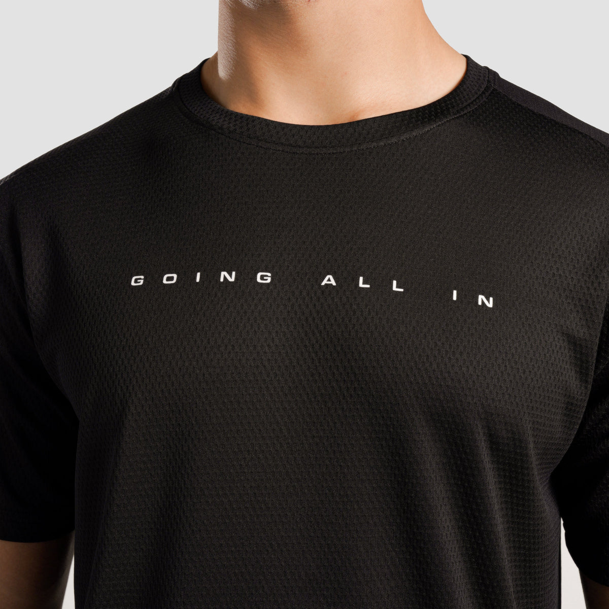 men gym t-shirt sportswear breathable workout tee fit view Men T-Shirt Gymarmour Pakistan