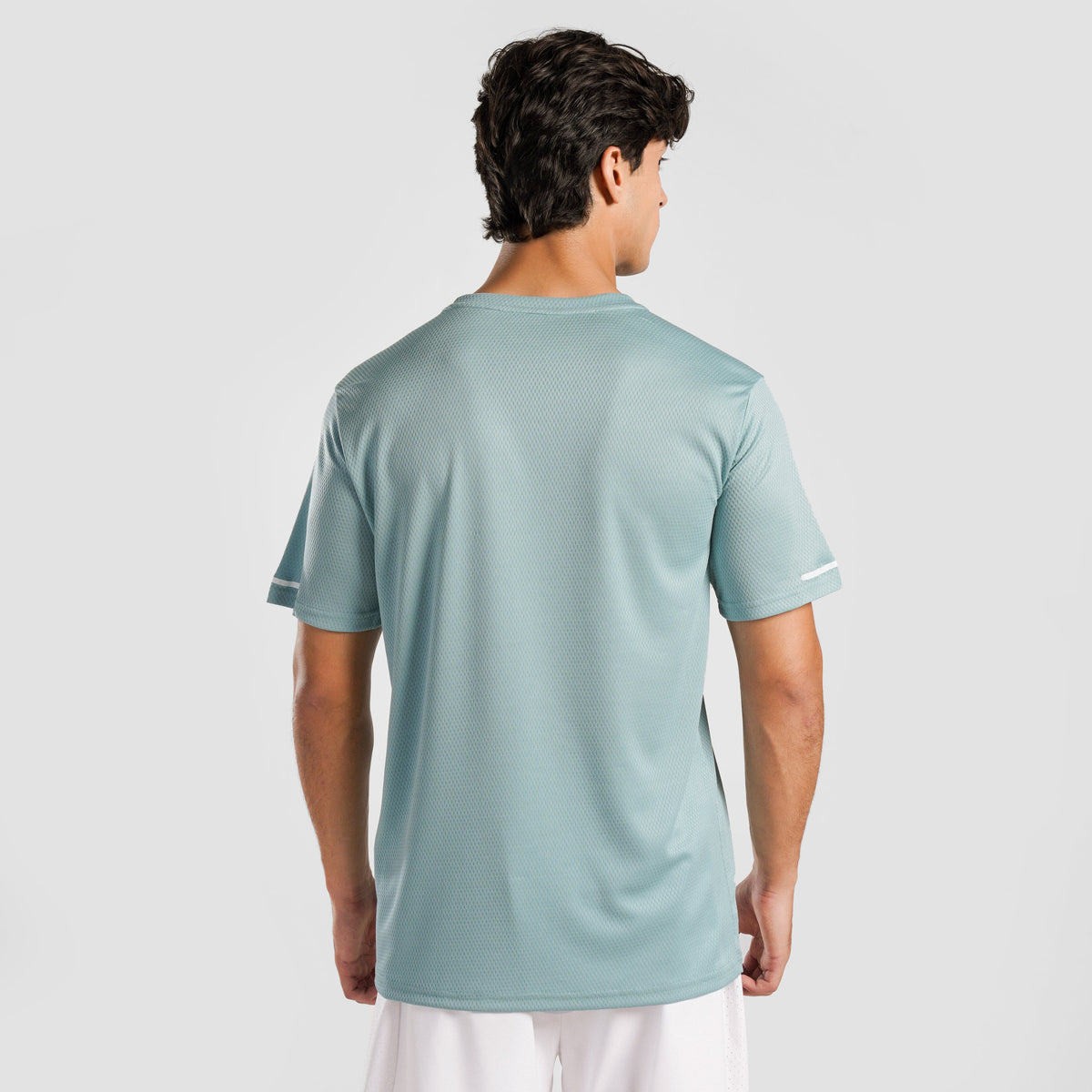 men gym t-shirt sportswear breathable workout tee back view Men T-Shirt GymArmour Pakistan