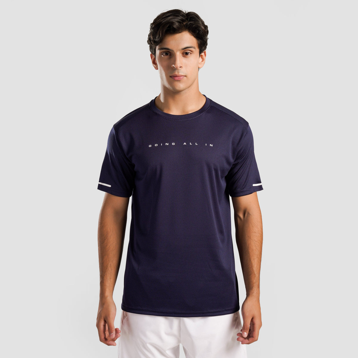 men gym t-shirt sportswear breathable workout tee front view Men T-Shirt GymArmour Pakistan