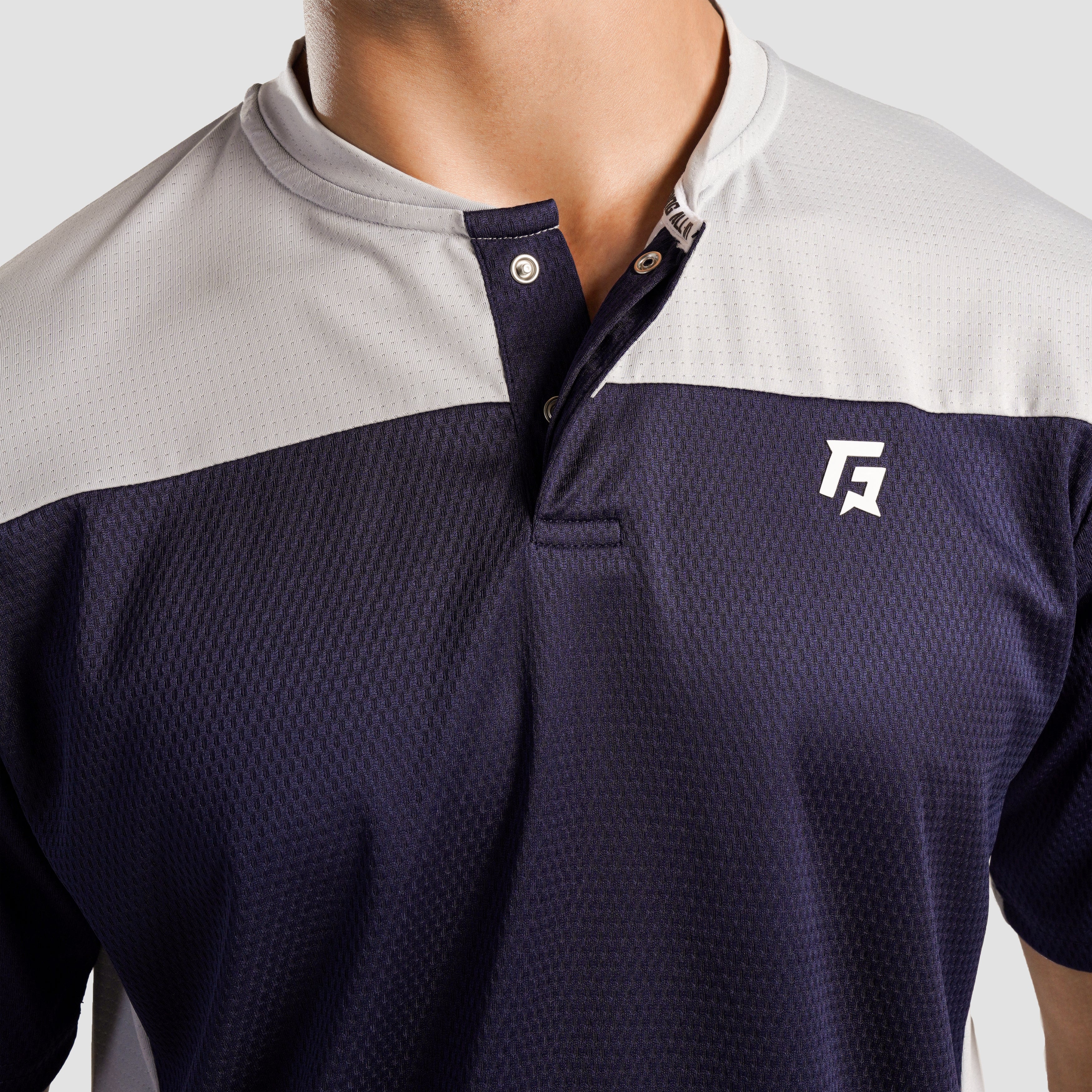Pro Tennis T-Shirt (Navy-Grey)