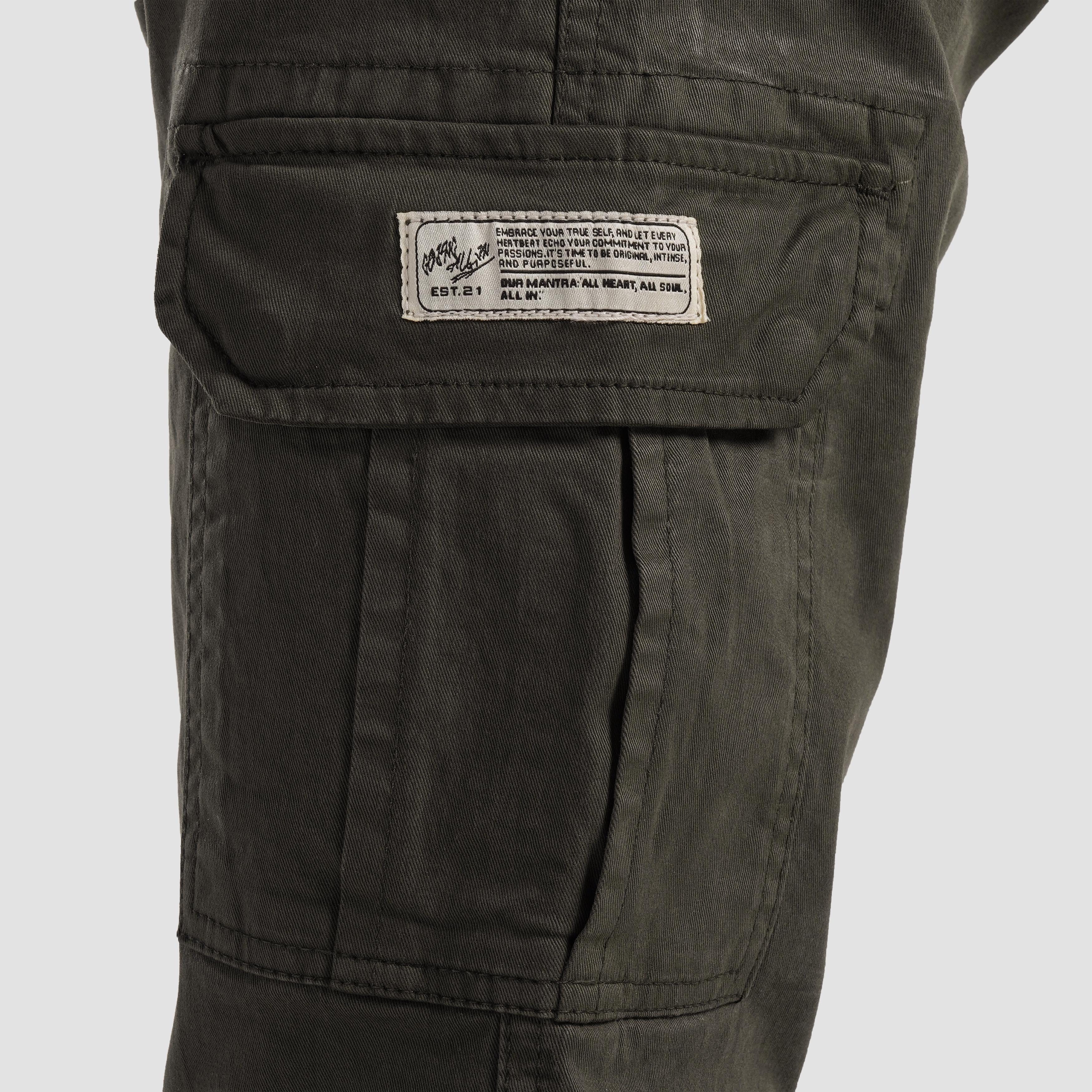 Essential Cargo Pants (Olive)
