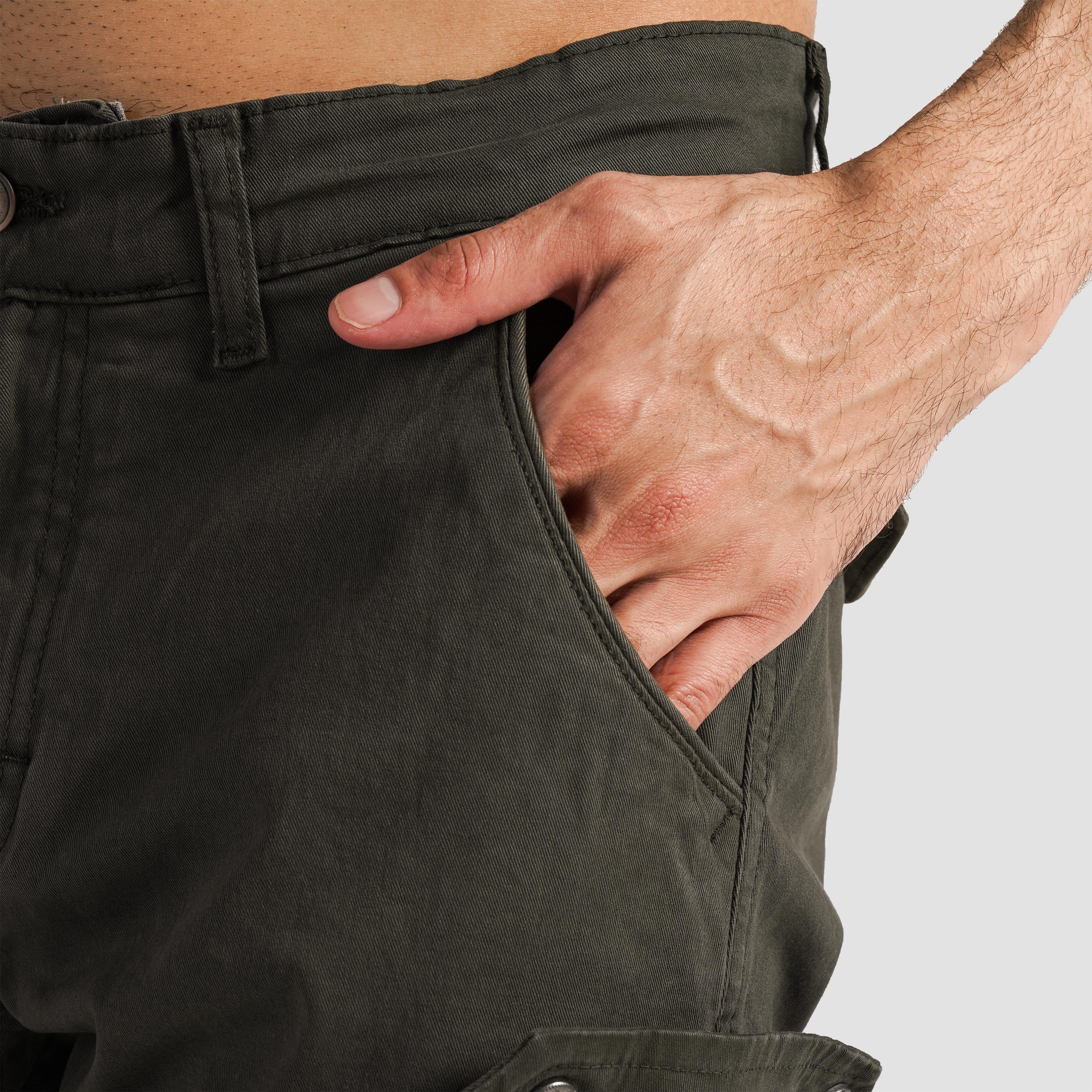Essential Cargo Pants (Olive)