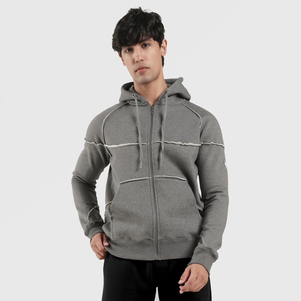 men track top zip gym jacket training outerwear back view Men Track Top Gym Armour Pakistan