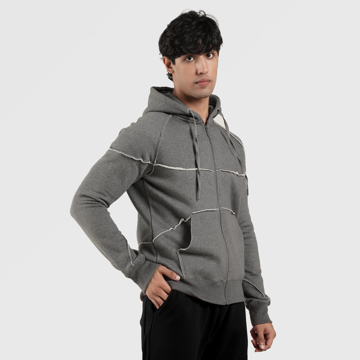 men track top zip gym jacket training outerwear fit view Men Track Top GymArmour Pakistan