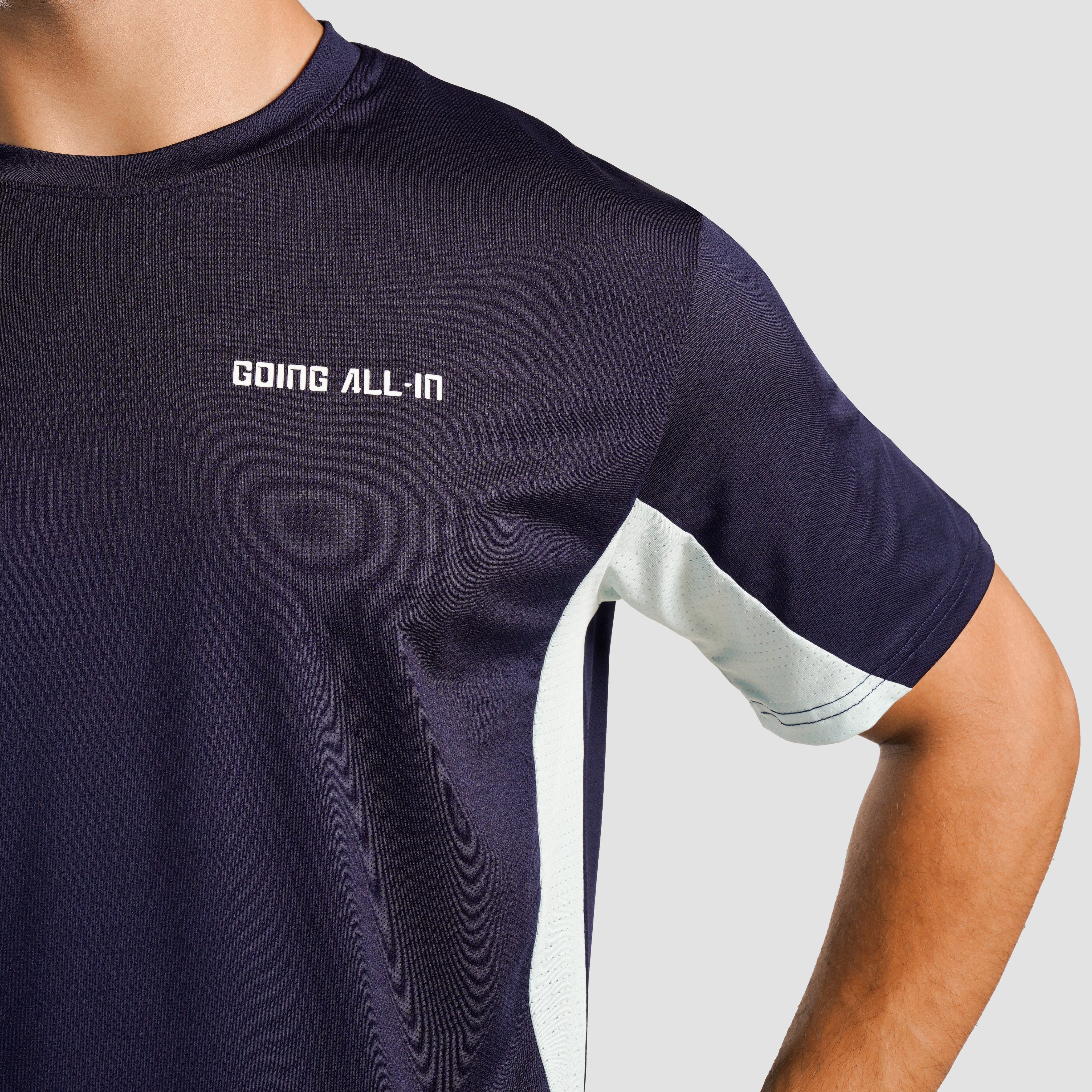 Ace T-Shirt (Navy-Mint Green)