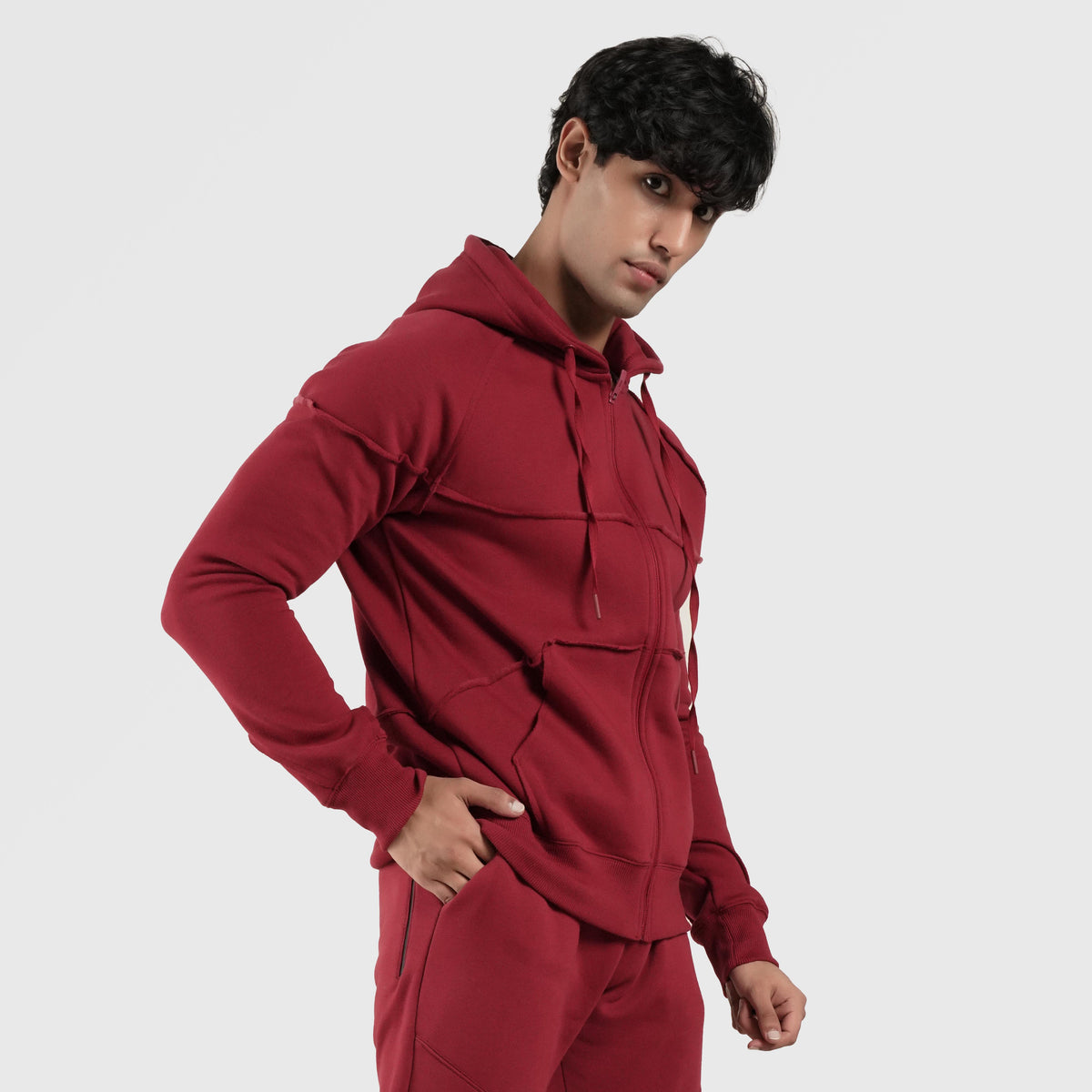 men track top zip gym jacket training outerwear fit view Men Track Top Gym Armour Pakistan