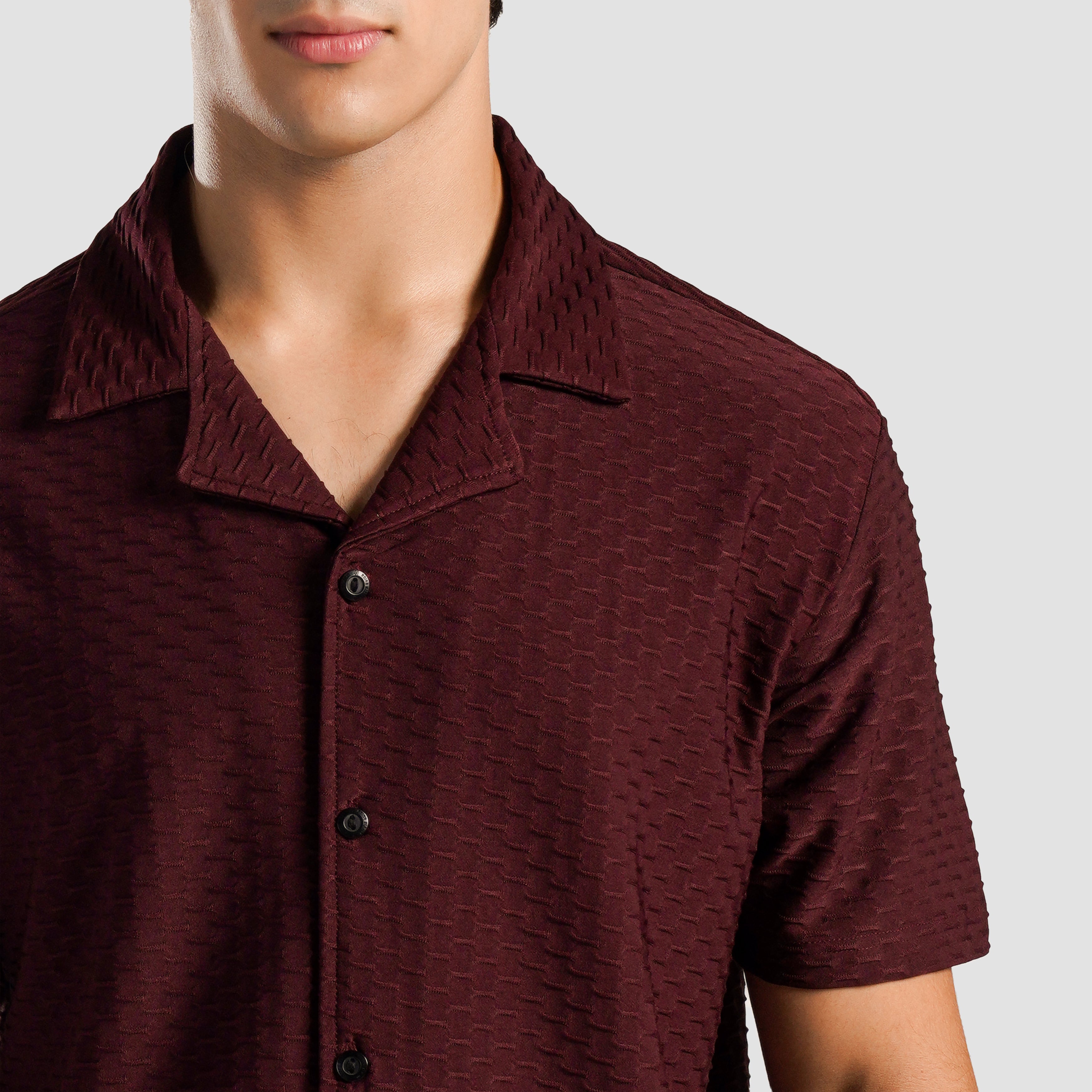 GAI Essential Button Down (Maroon)