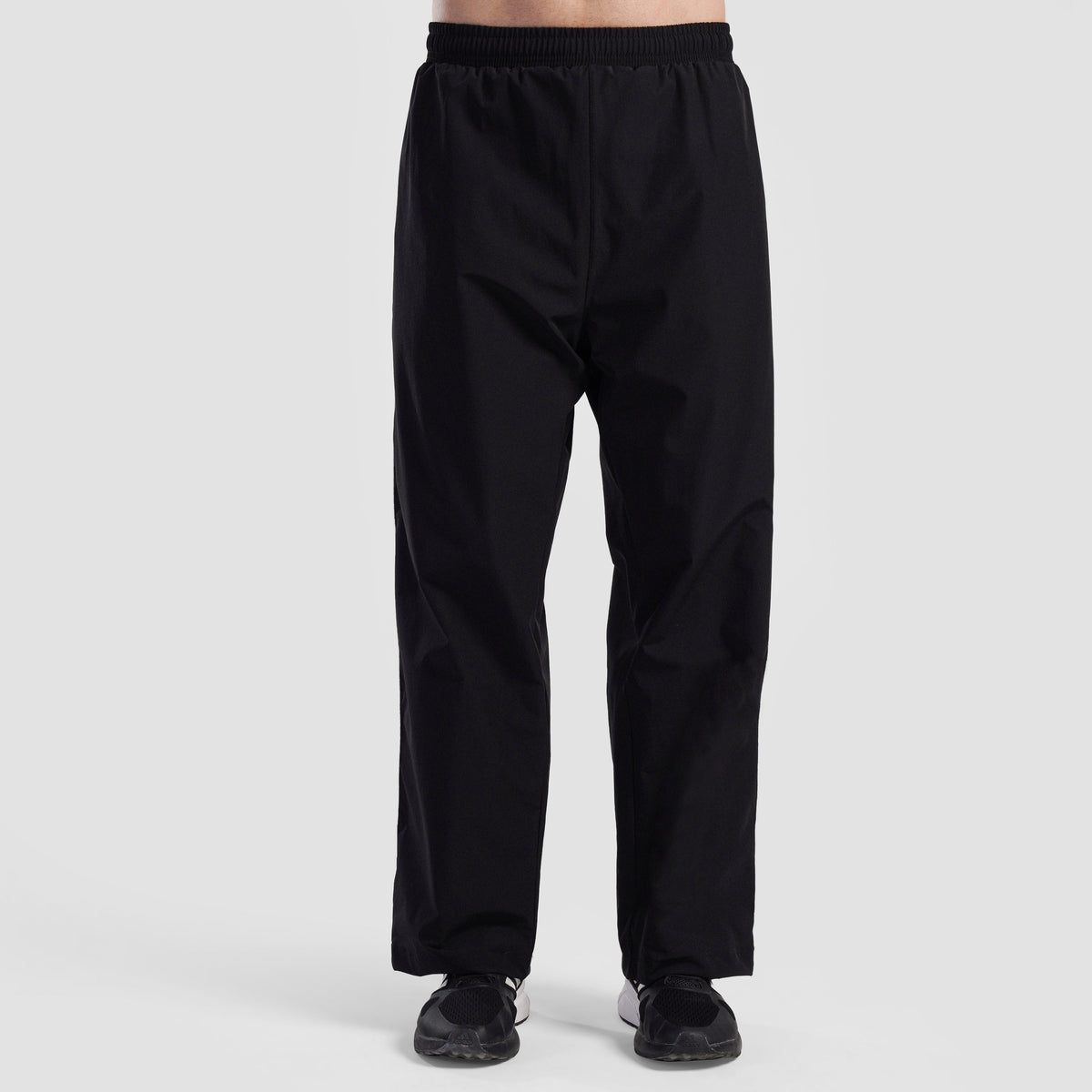 Back view of Black Maxout Track Pants for men