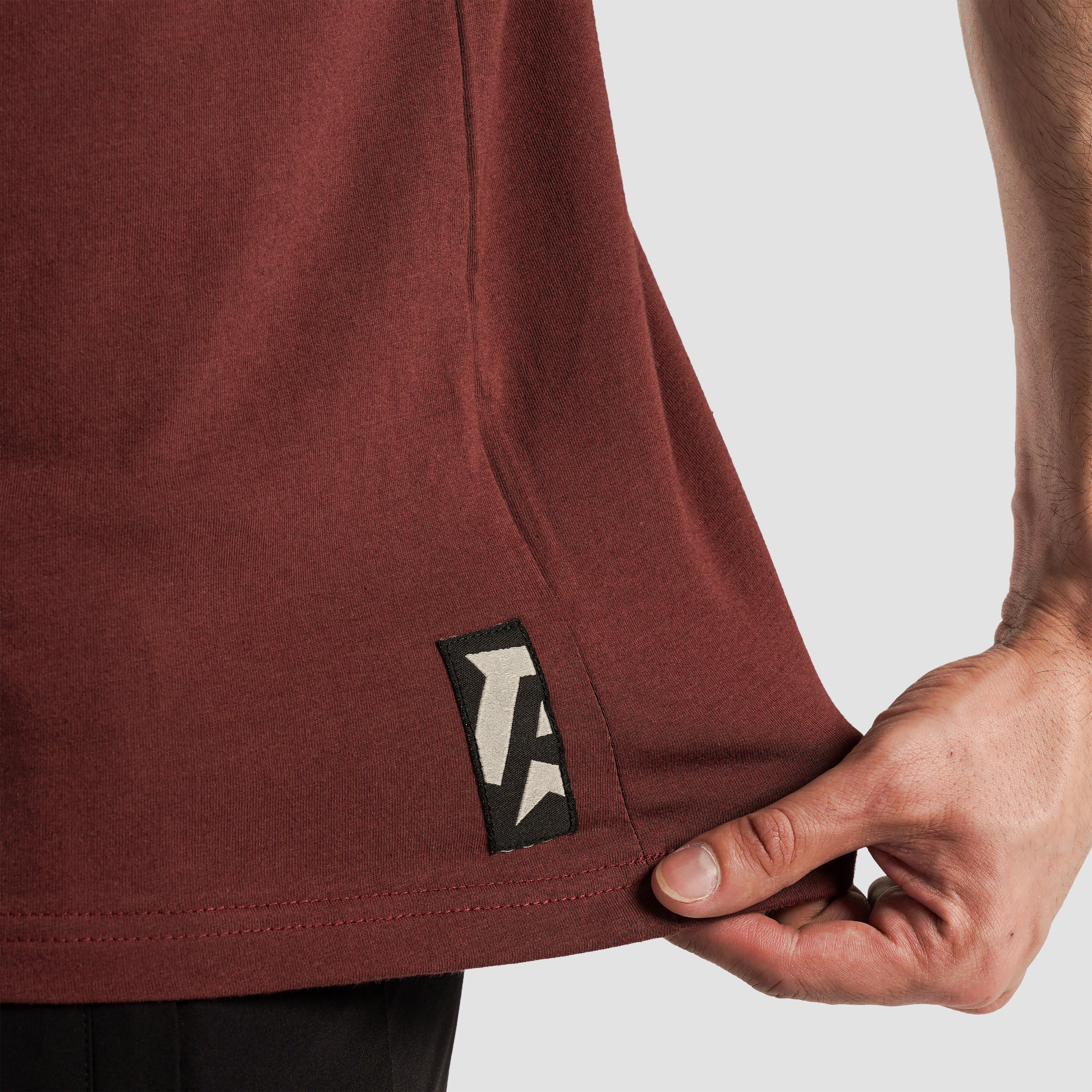 All-Day Wear Tee 2.0 (Maroon)