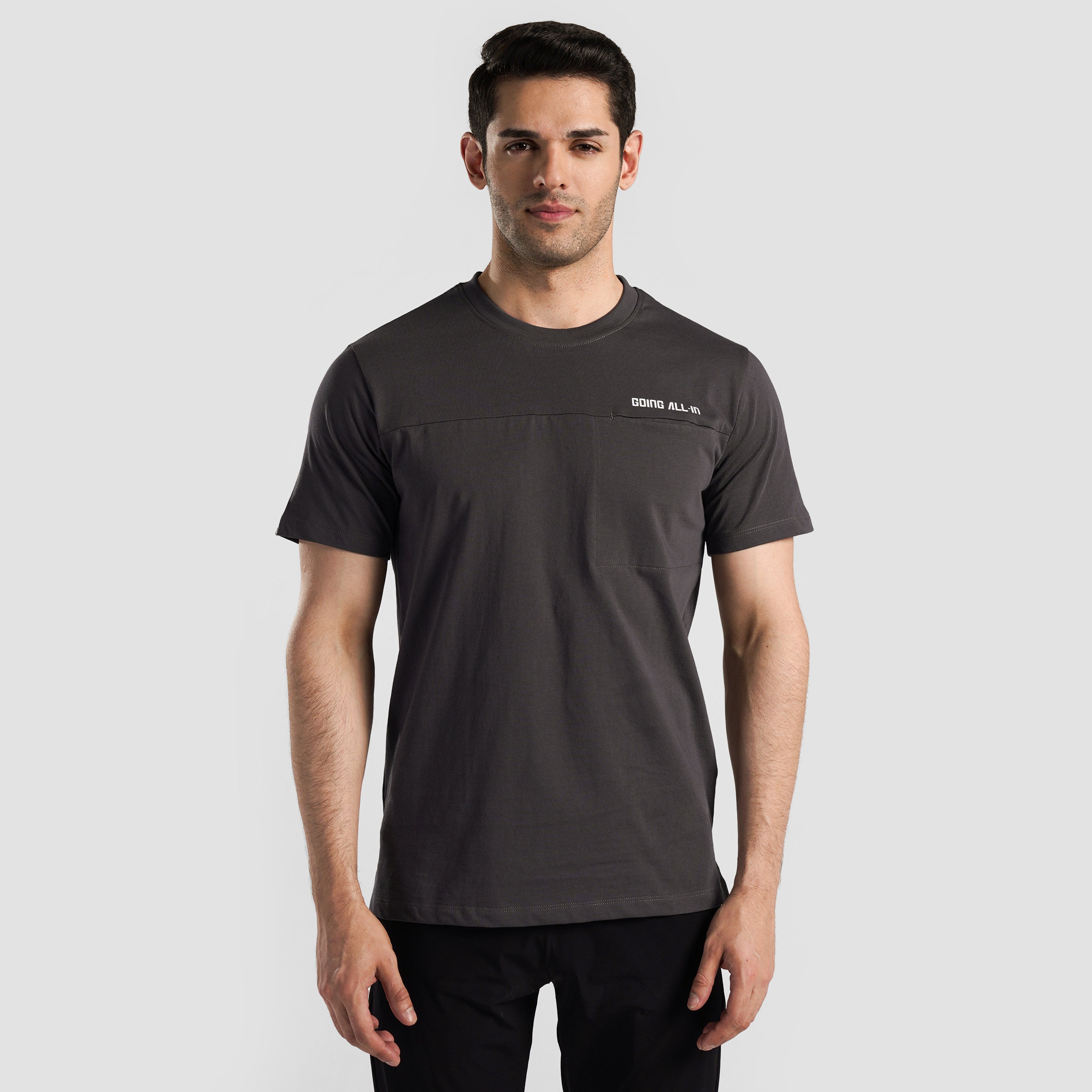 Power Move Tee (Dark Grey)